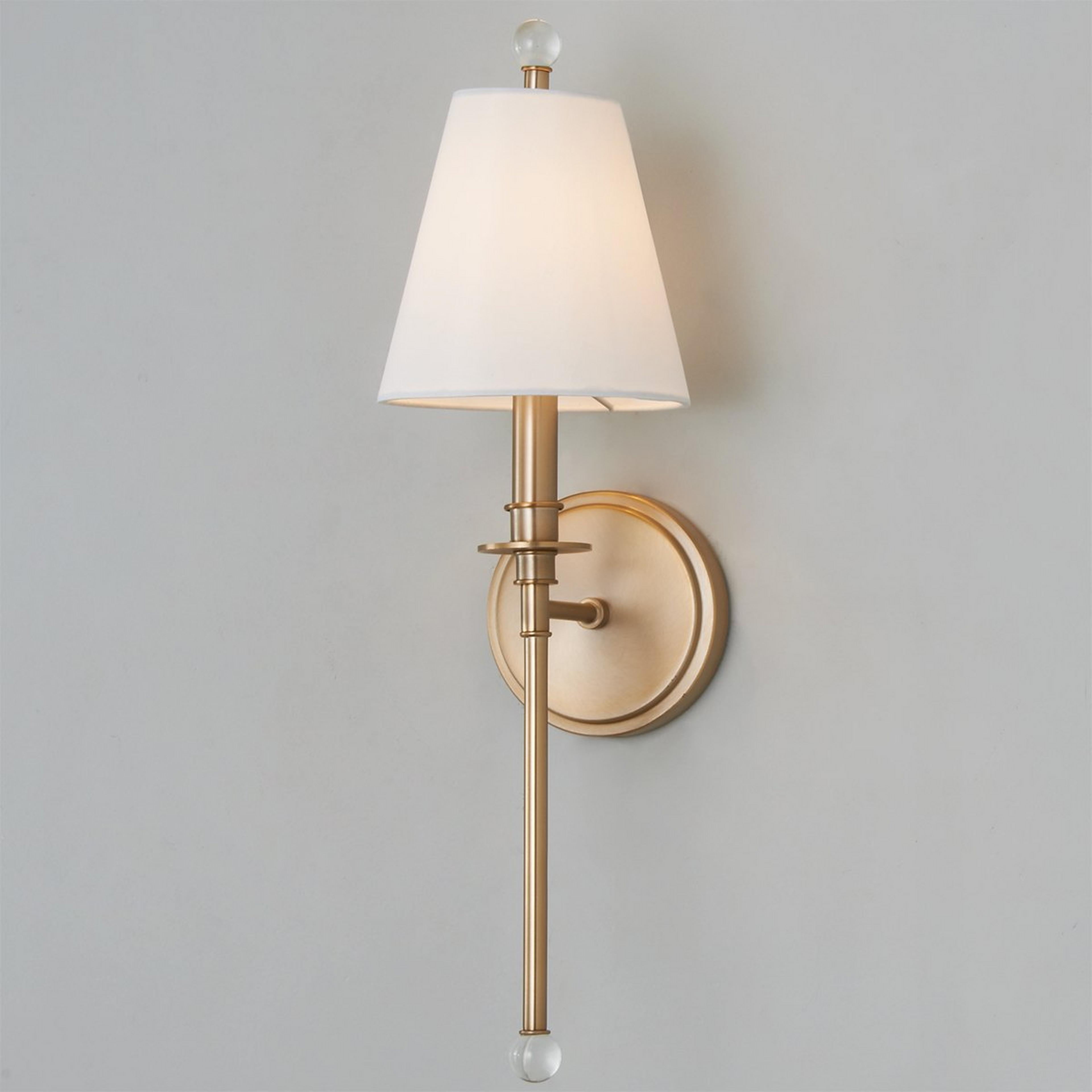 Sleek Adorned Bar Sconce