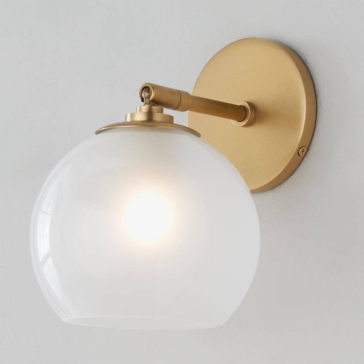 Functional Globe Sconce