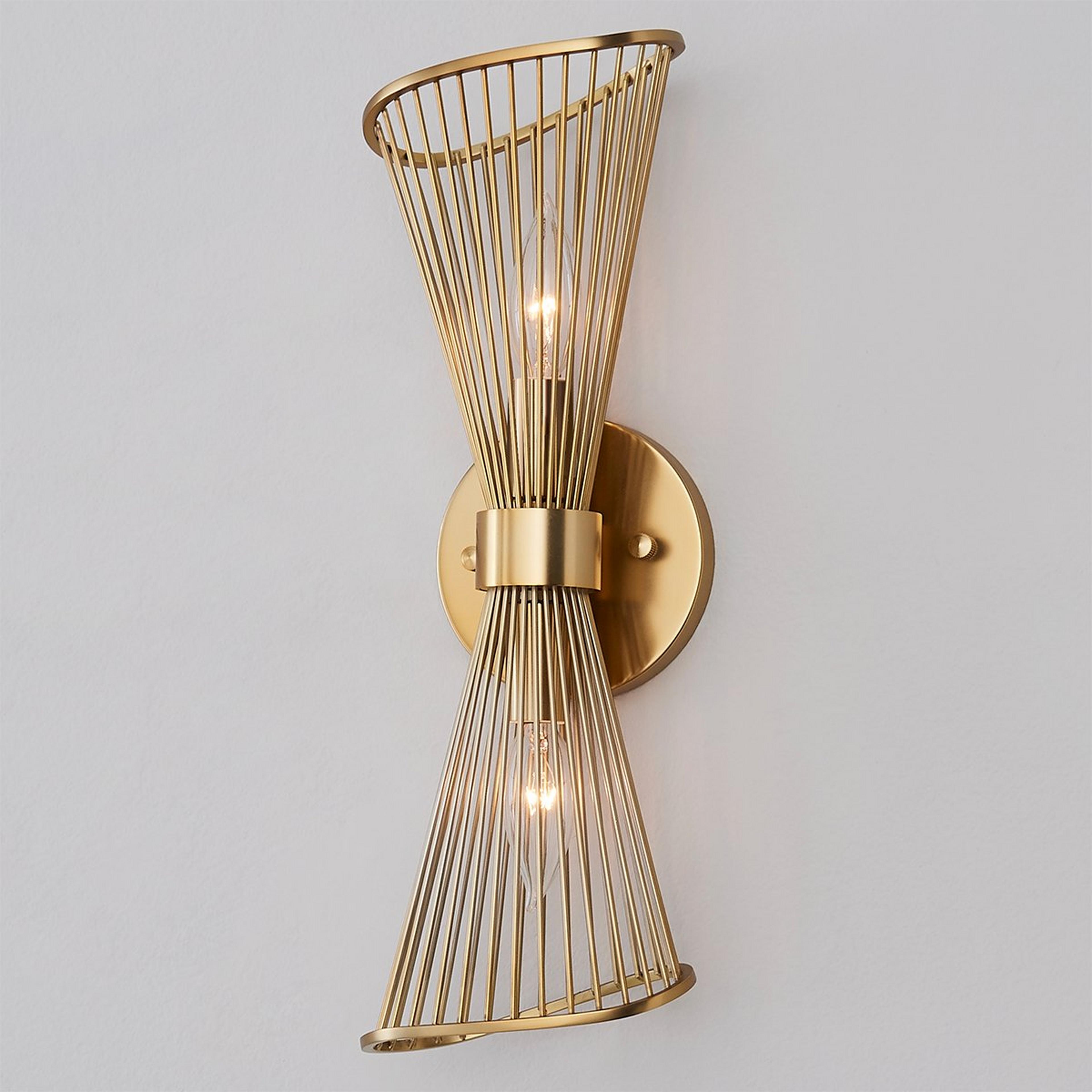 Ribbon Swirl Sconce