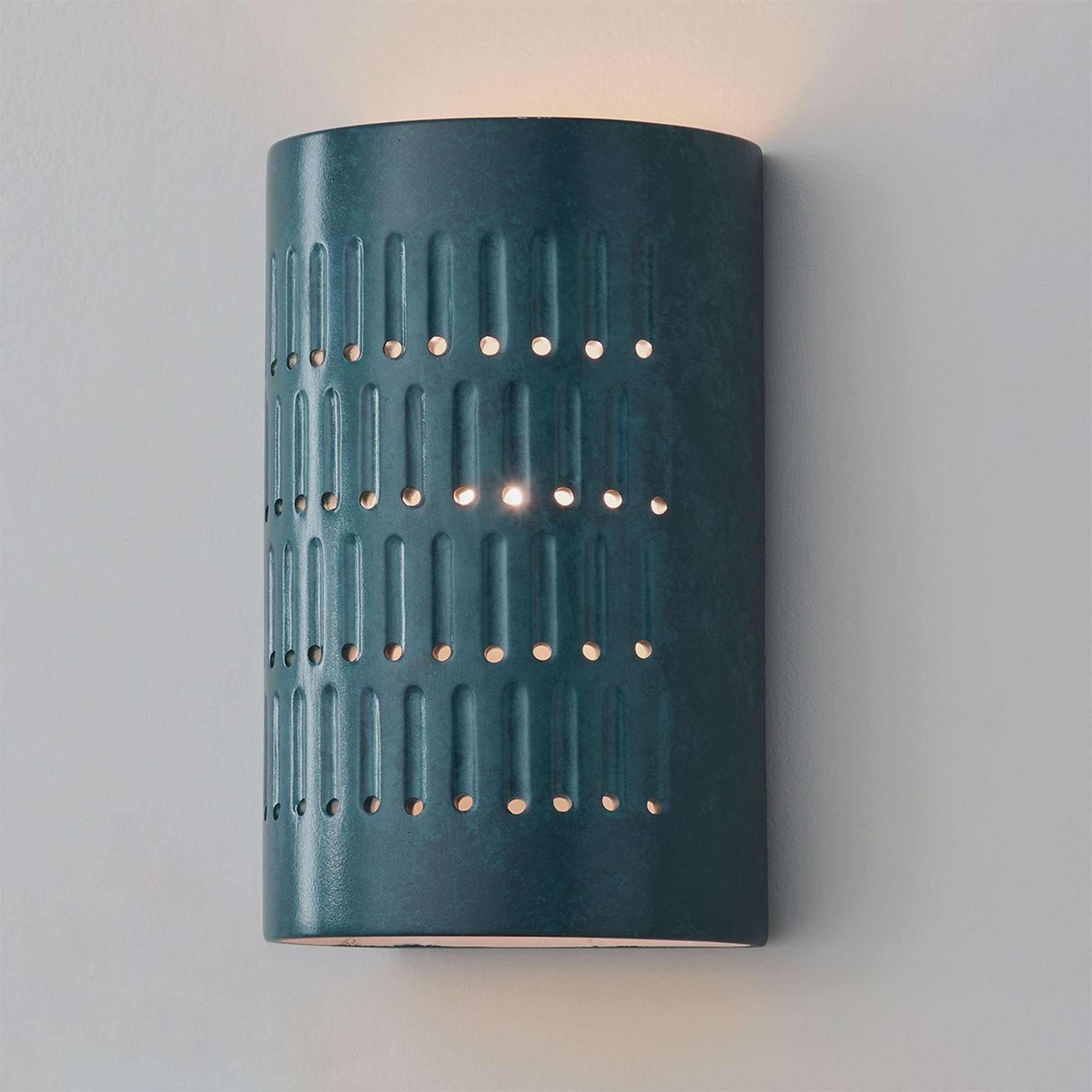 Drip Dot Ceramic Sconce