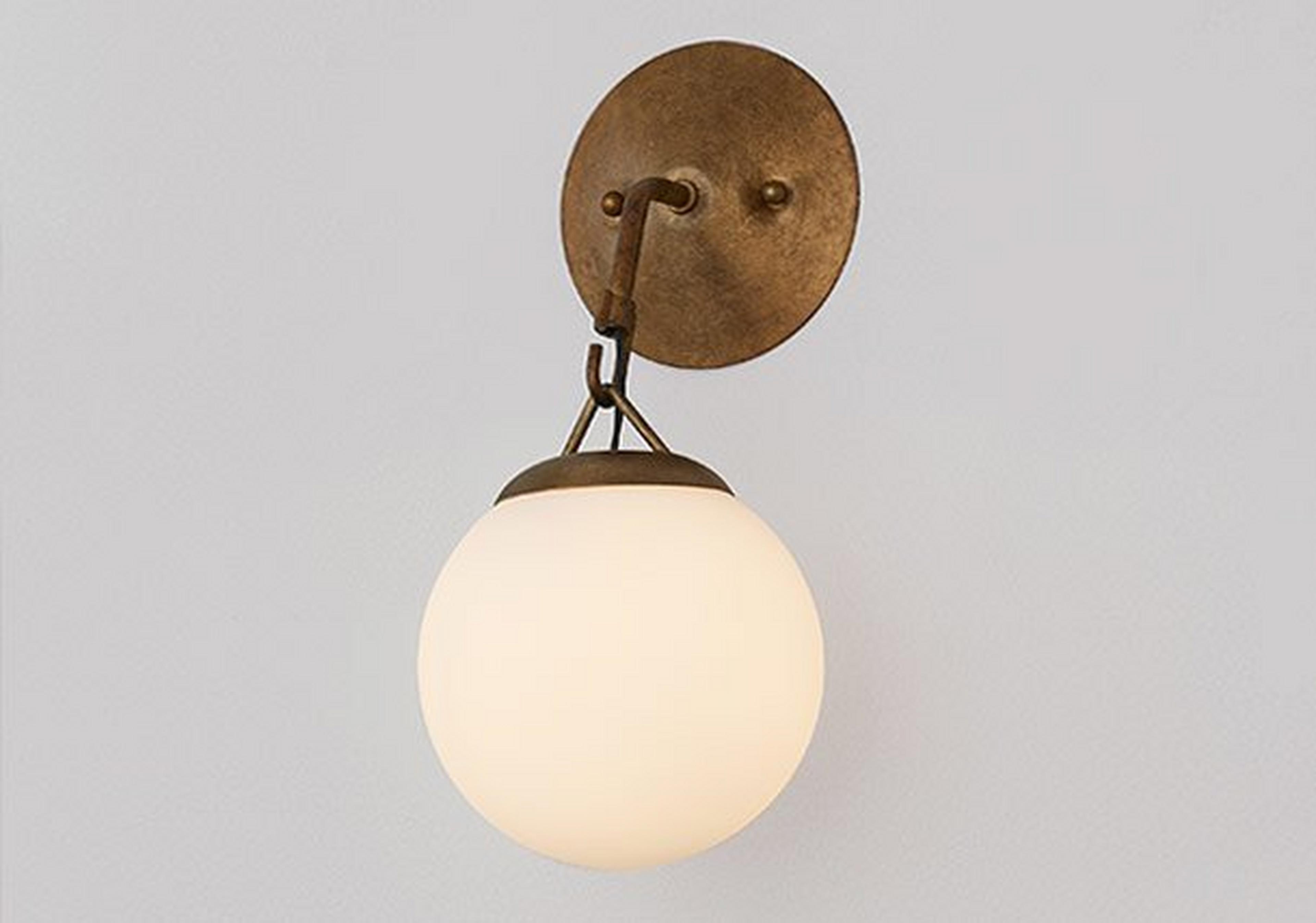 Hooked Globe Sconce