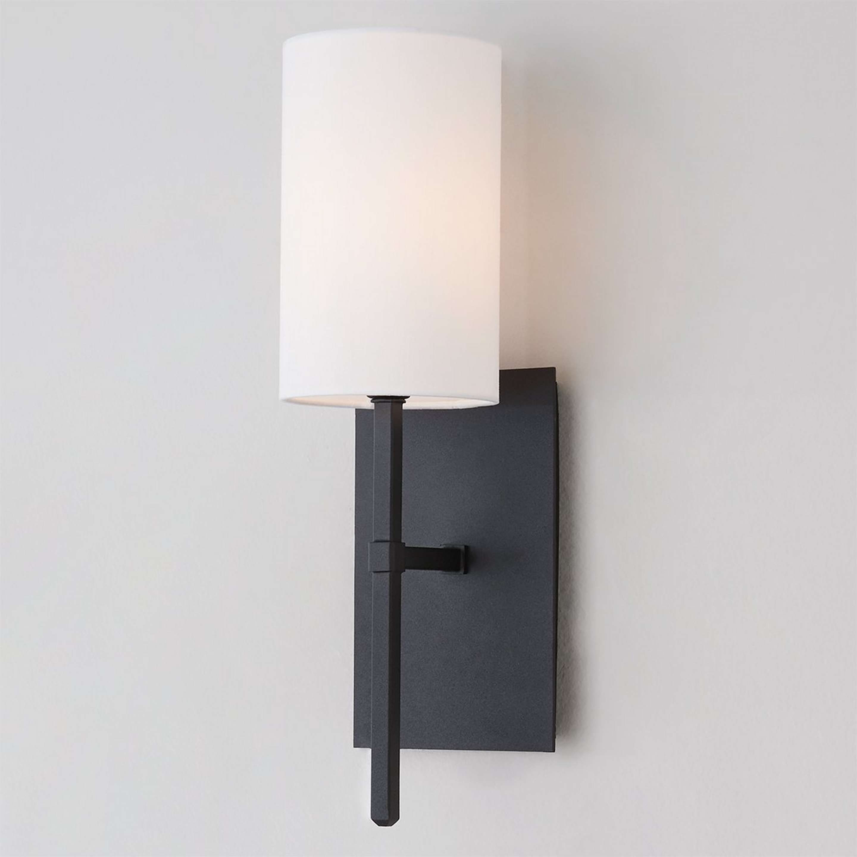 A Elegant Minimalist Sconce - 1 Light with Black color