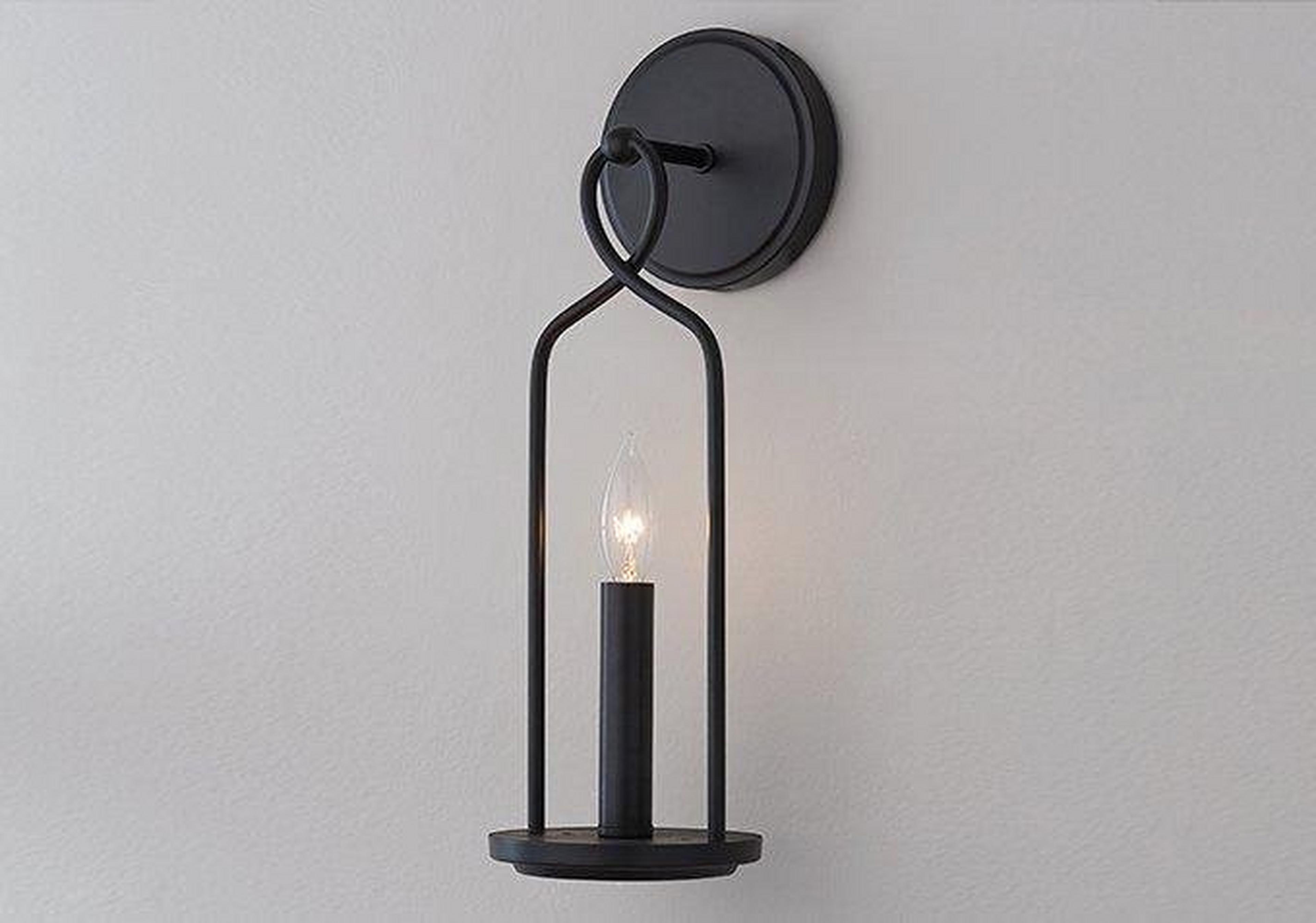 Matte Black Abelle Sconce