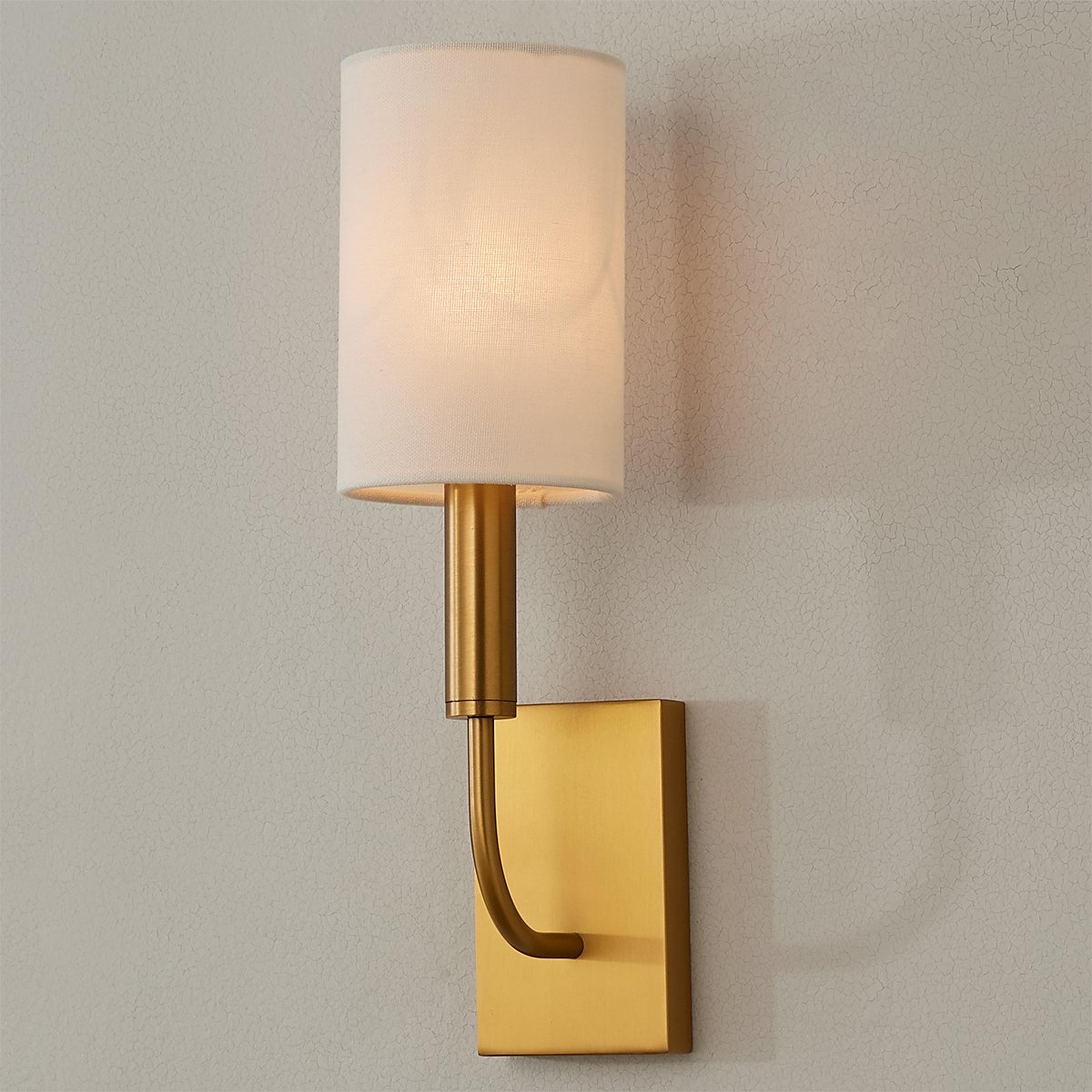 A ED Ellen DeGeneres Brianna Sconce with Burnished Brass color