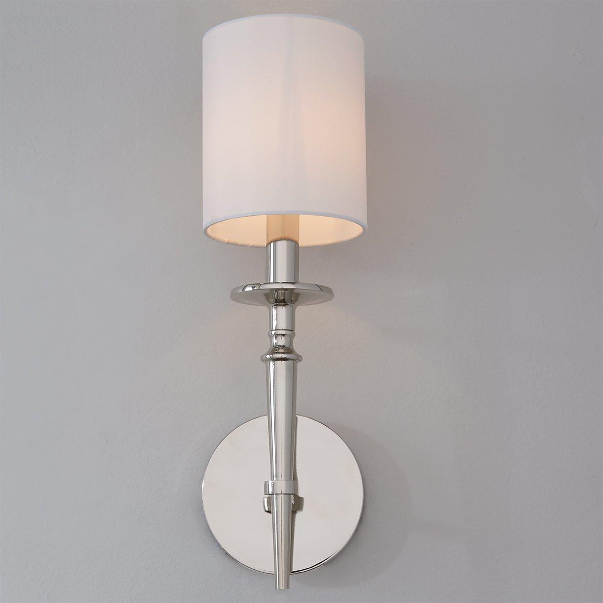 Polished Nickel Millennium Sconce- 1 Light No Shade