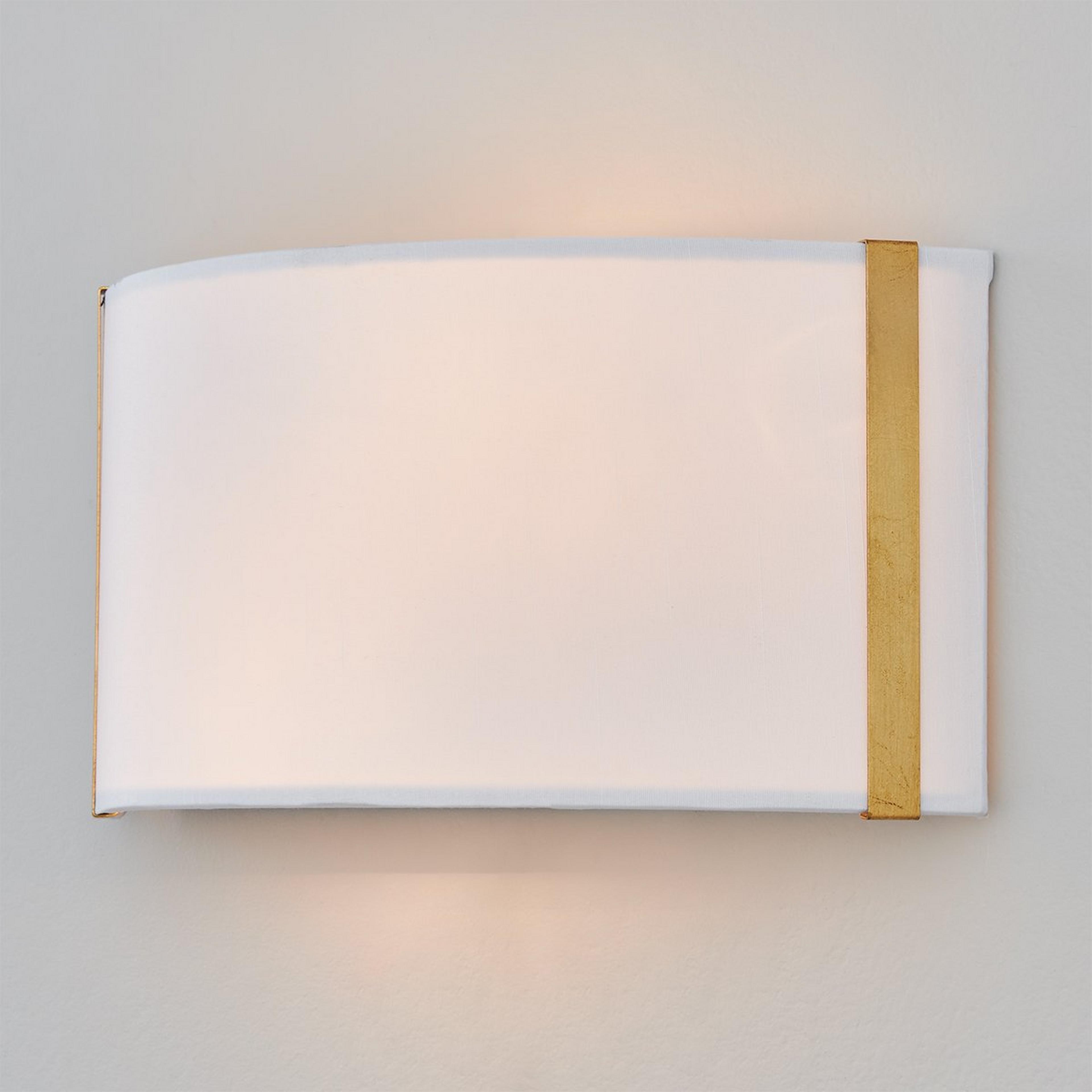 A Intergalactic Ring Sconce with Gold / White color