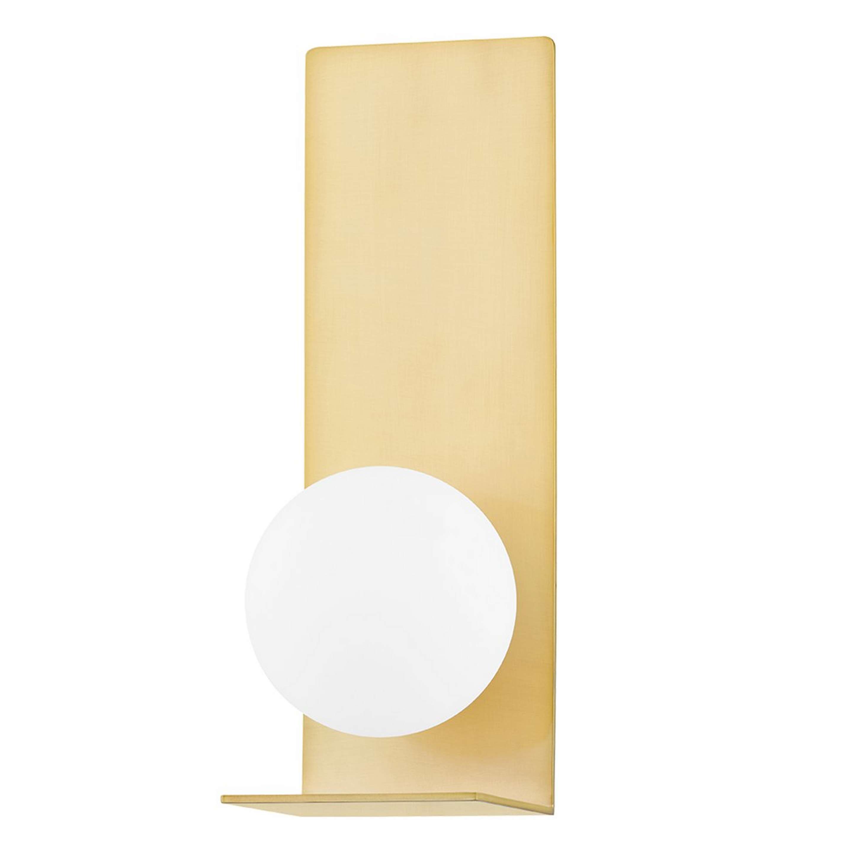 A Earthling Sconce with Aged Brass color