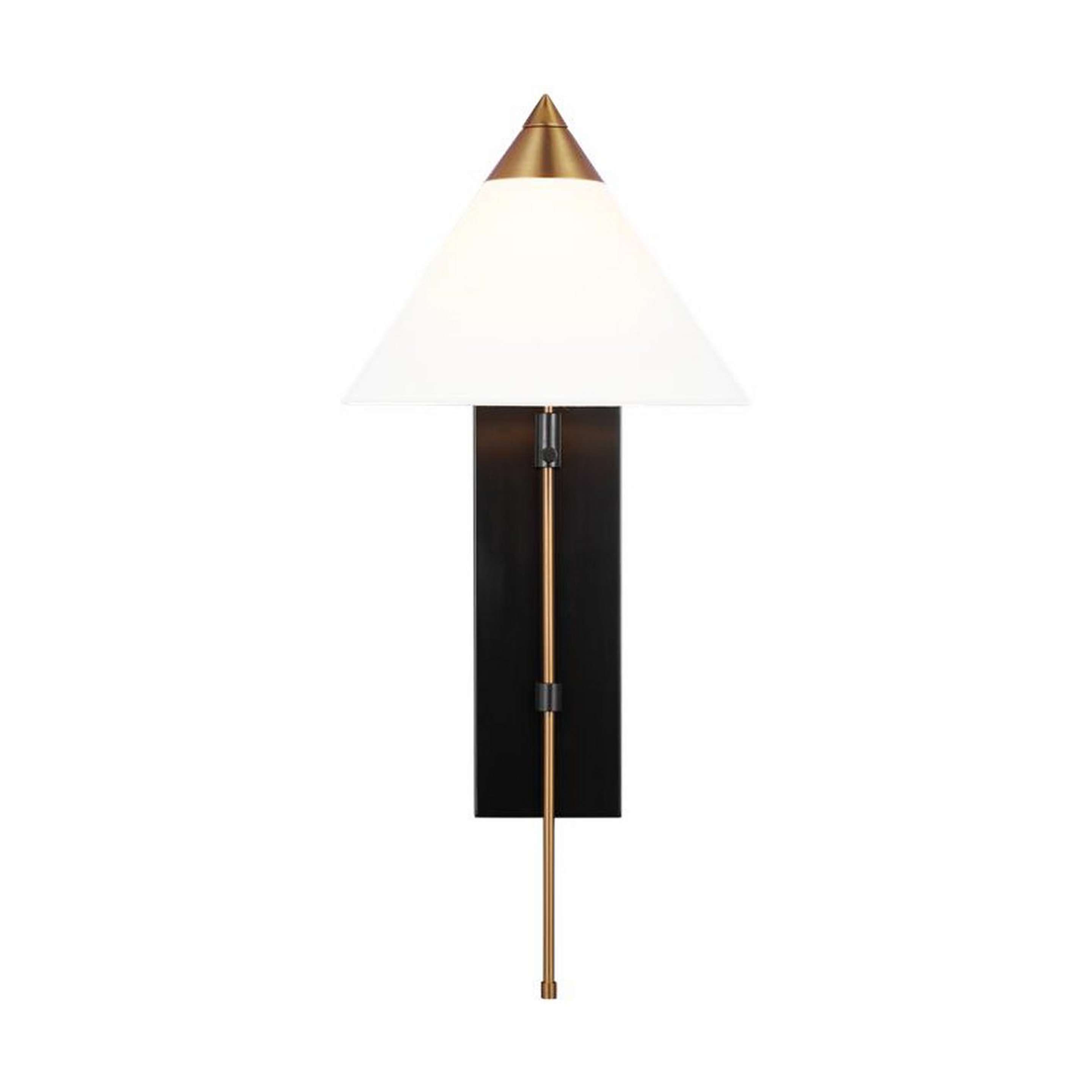 A Caileen Sconce with Deep Bronze / Burnished Brass color