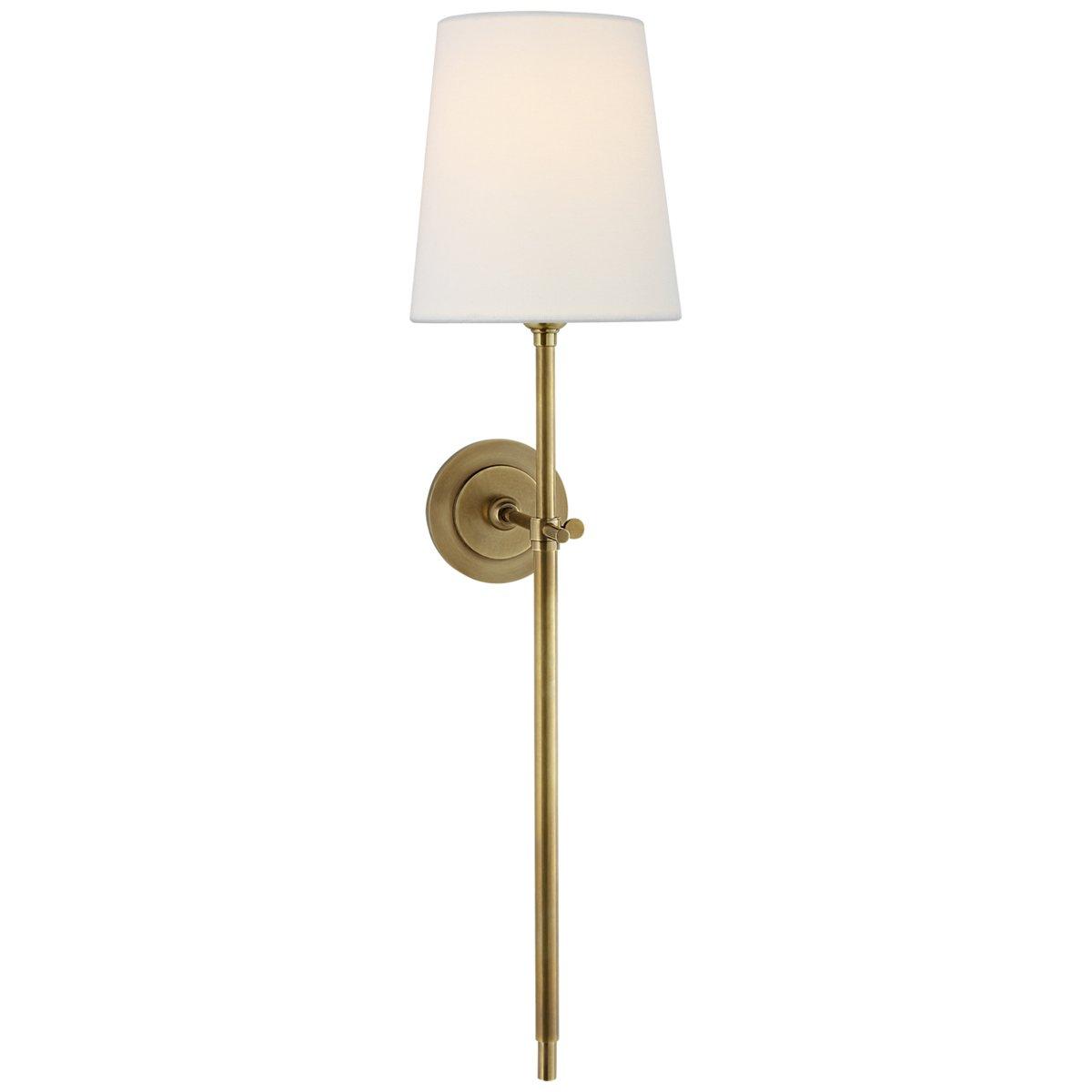 5029AB / Flemish - Floor Lamp, Antique Brass, Mink / LBS015BA9205