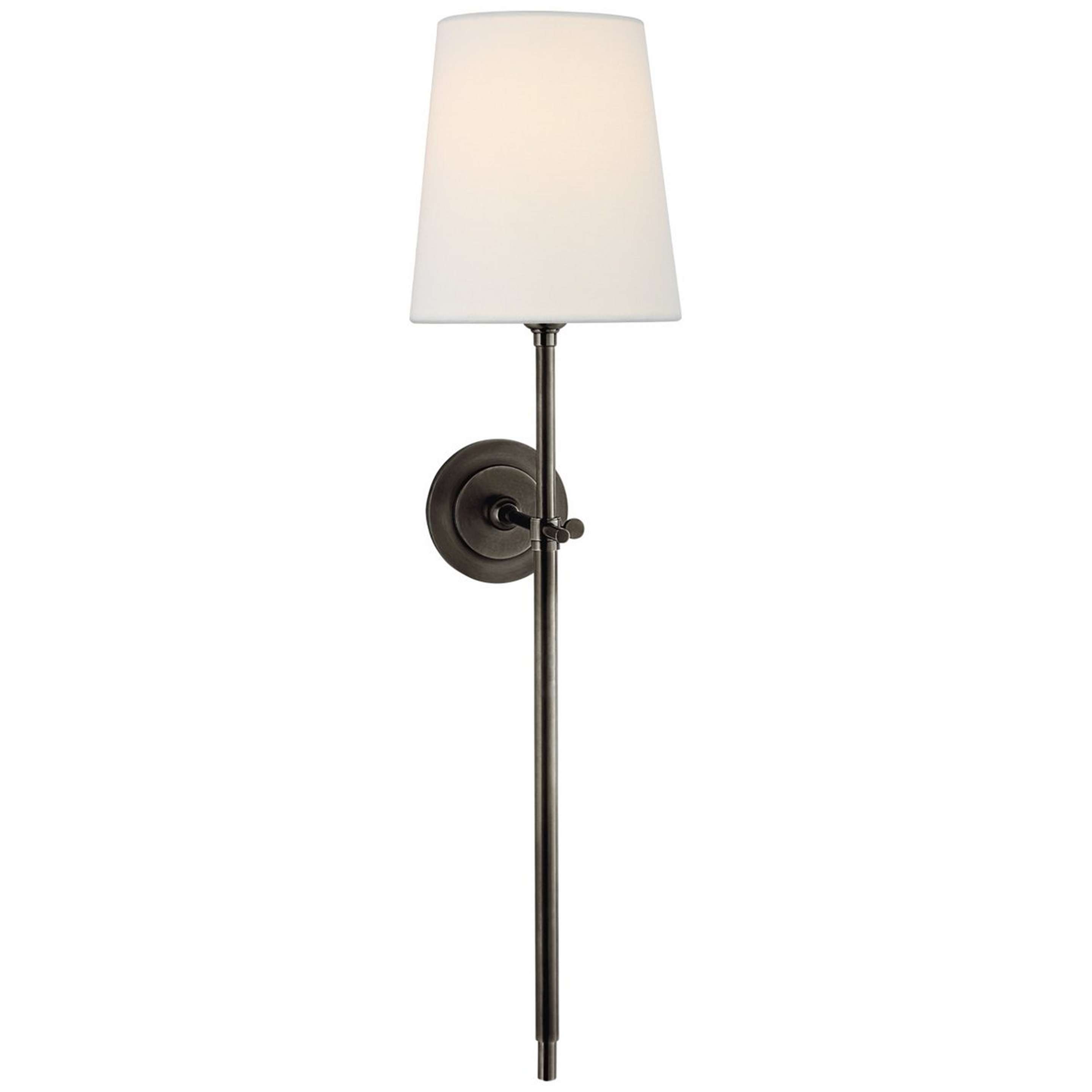 A Soho Tall Sconce - 1 Light with Bronze color