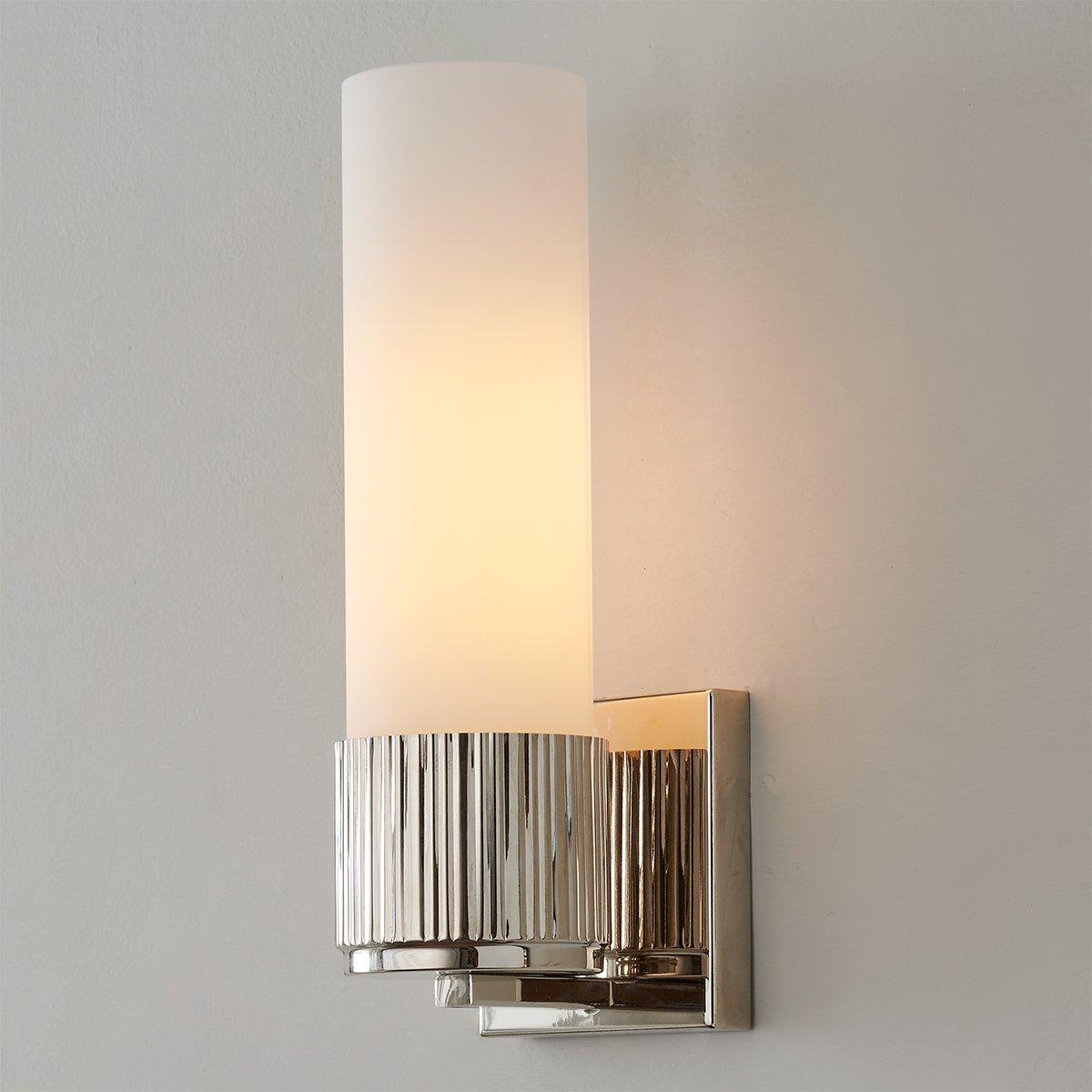 Mirza Opal Glass Bath Sconce - 1 Light | Shades of Light