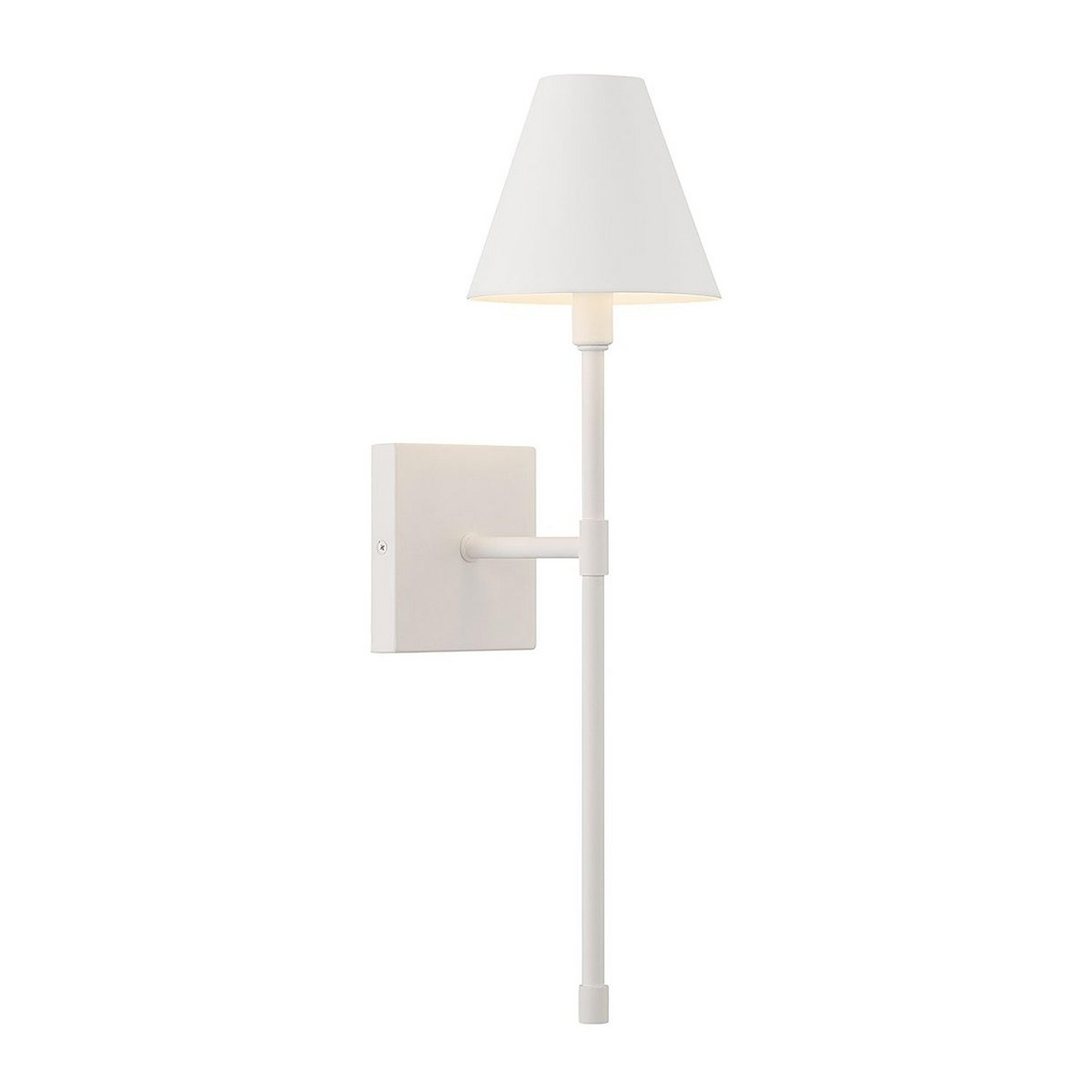 A Purcellville Sconce - 1 Light with Matte White color