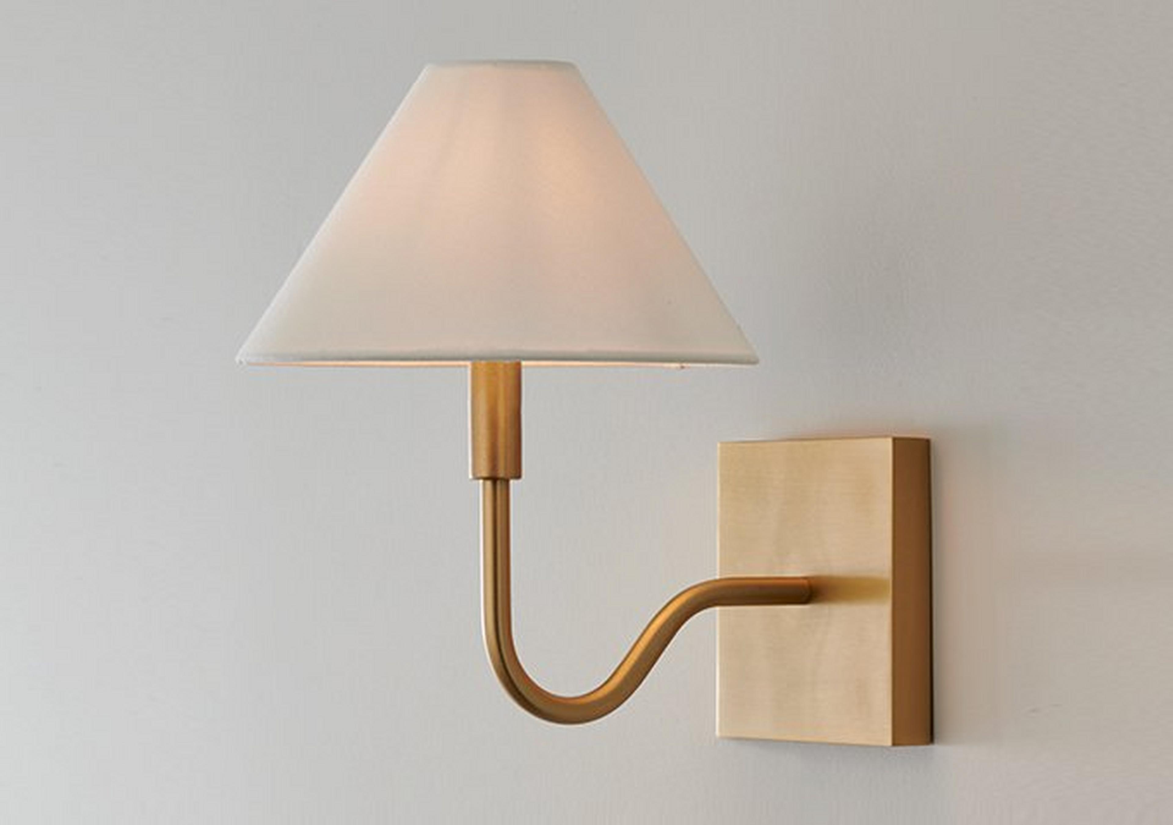 Satin Brass Eldon Sconce