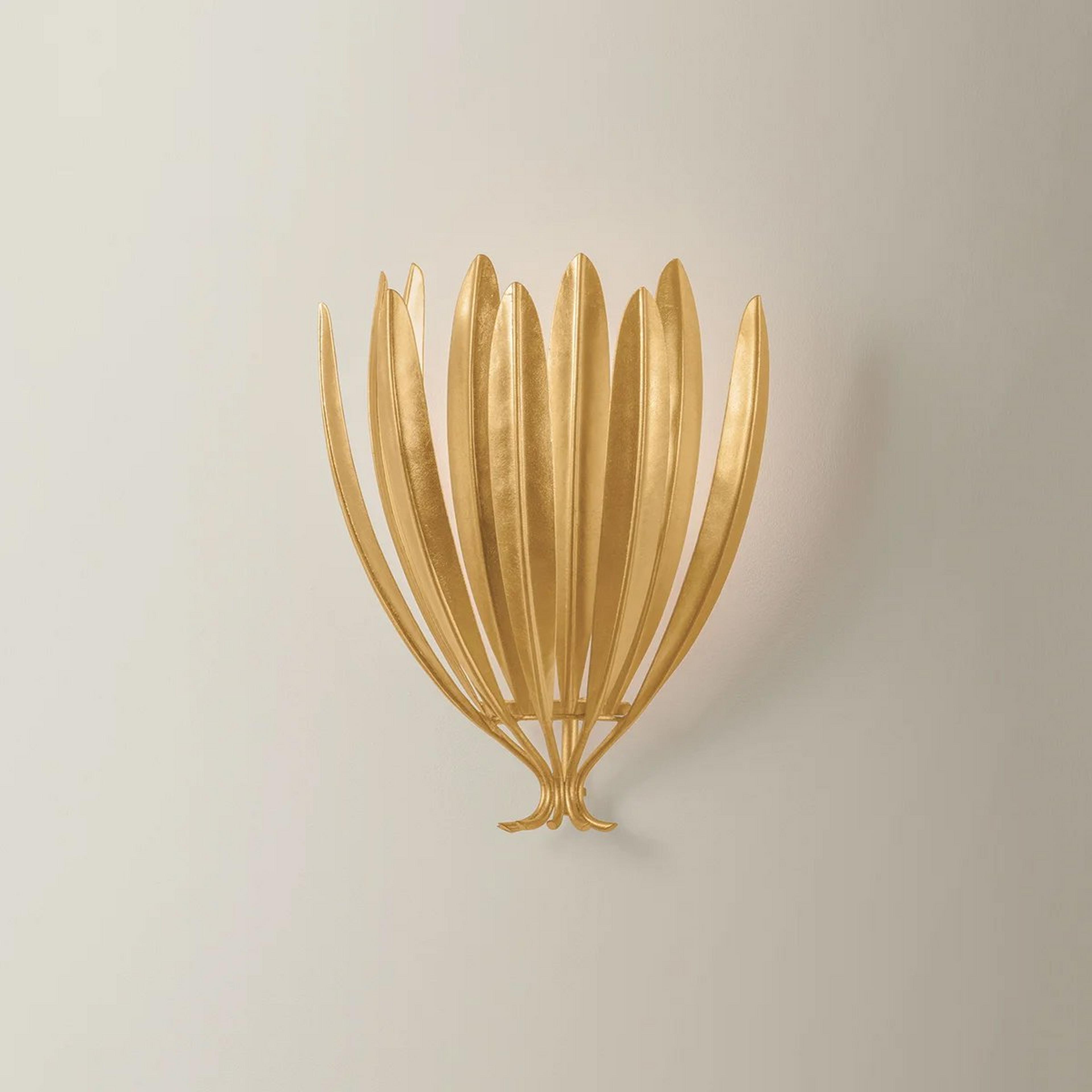 A Phoebus Sconce with Brass color