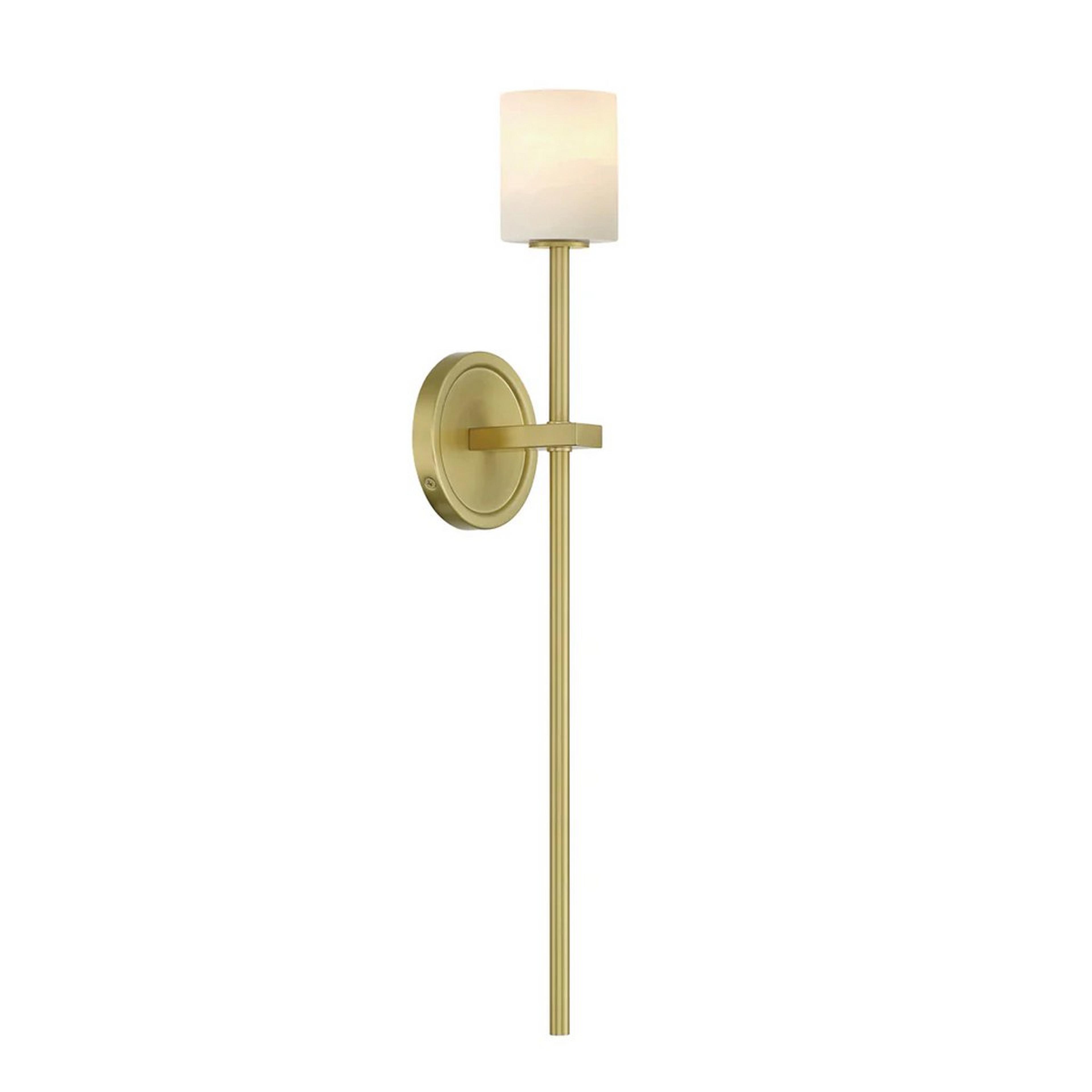 A Armada Stone Sconce with Brass / Alabaster color