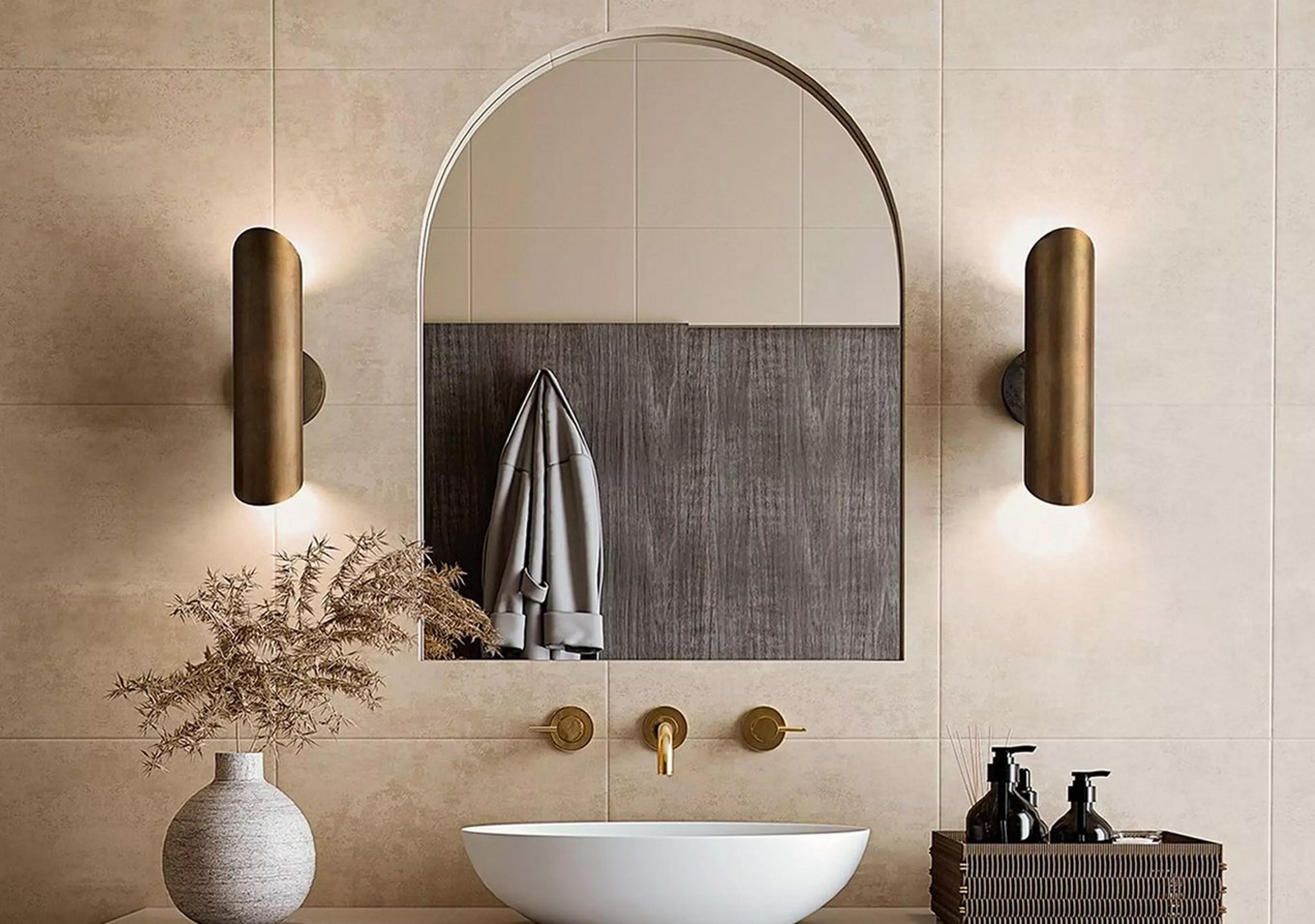 Aged Brass Sutton Dual Sconce