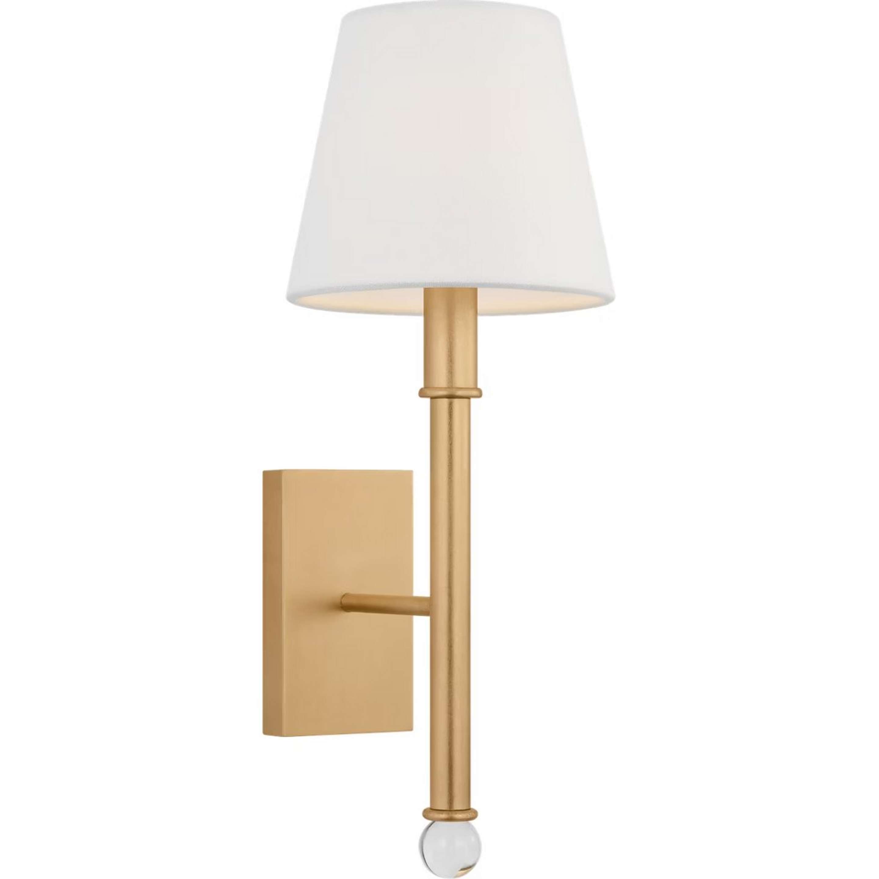 A Elsbeth Sconce with Gold Leaf color