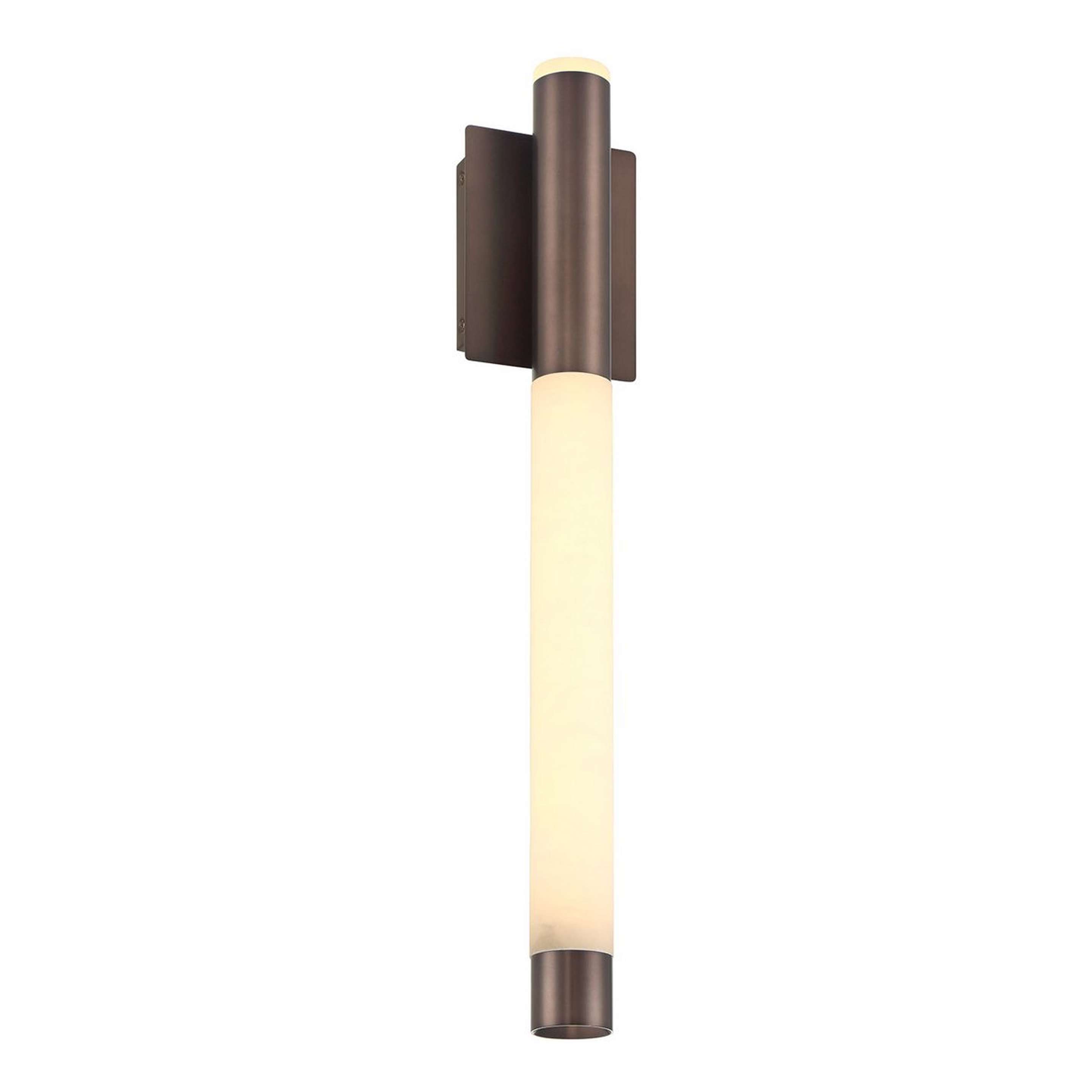 A Windsong LED Sconce - Large with Bronze / Alabaster color