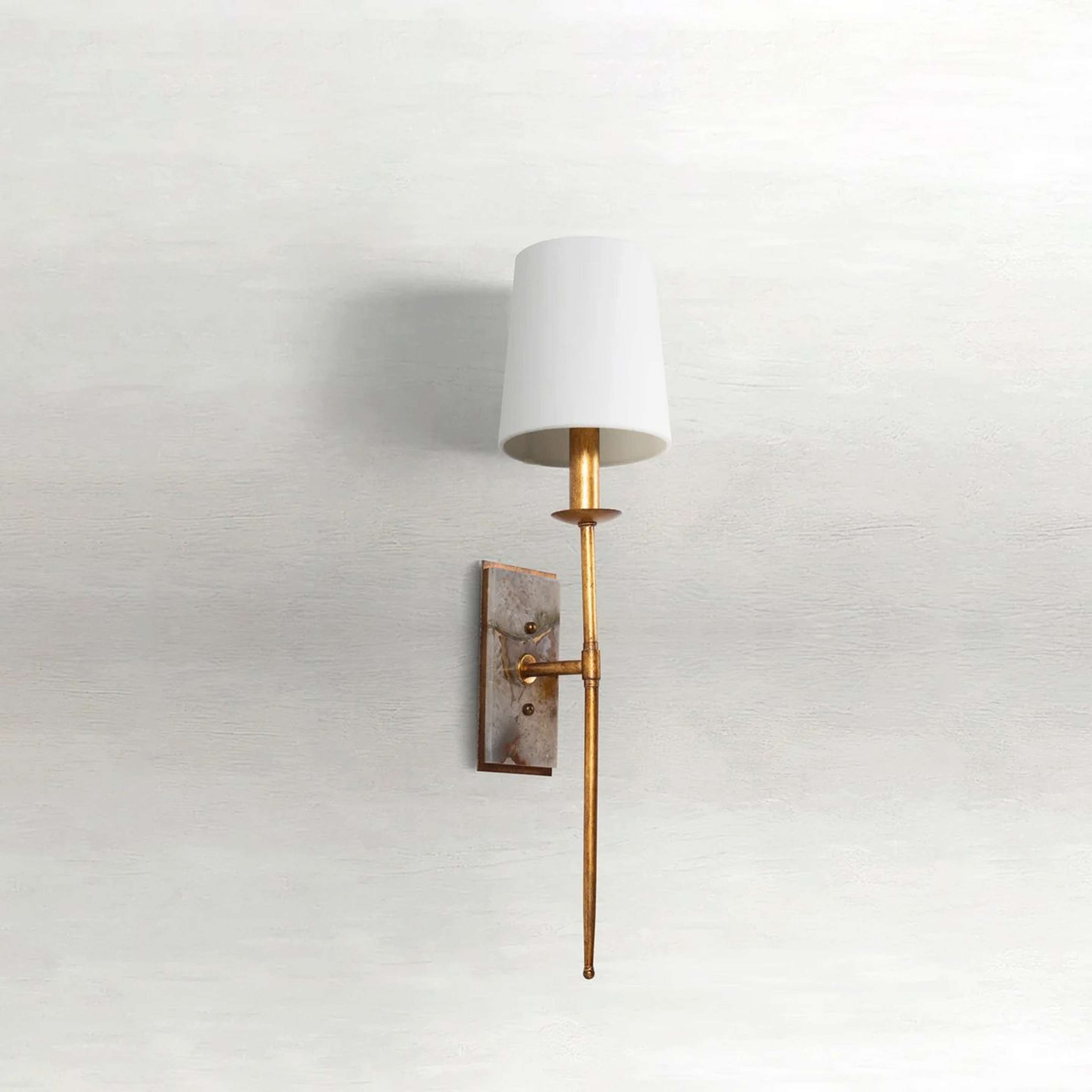 A Faline Sconce with Aged Gold / Natural Agate color