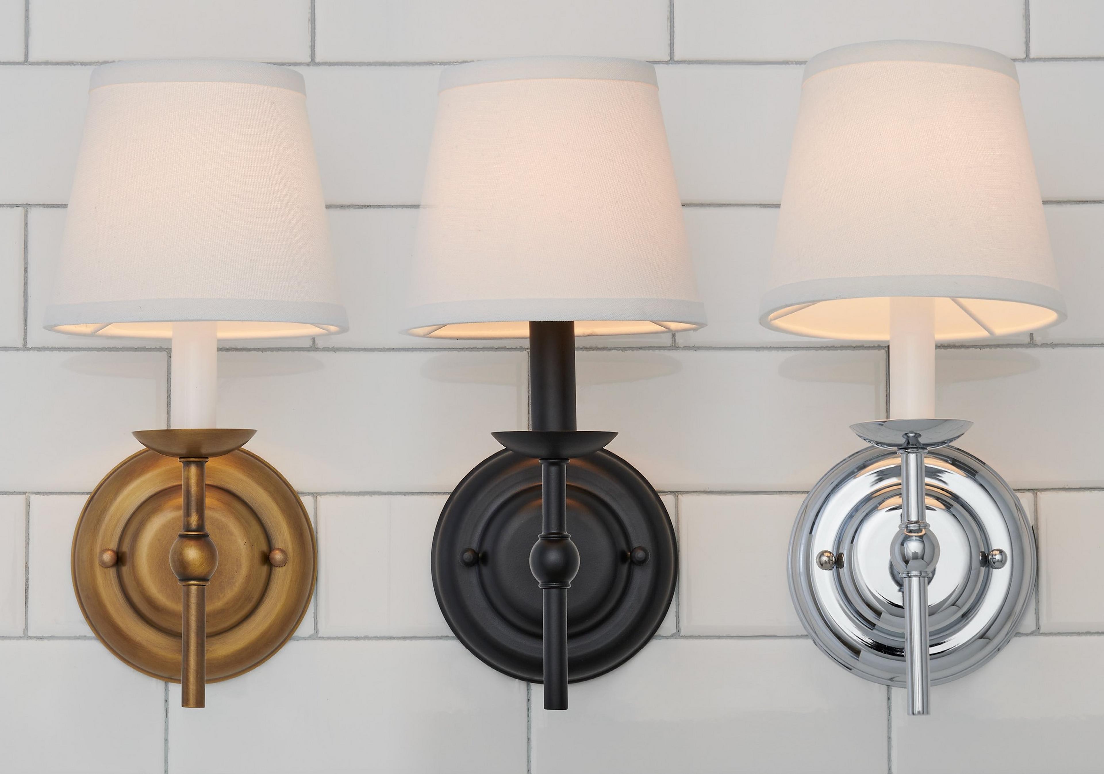 Erin & Ben Co. Watkins Bath Sconce in multiple finishes