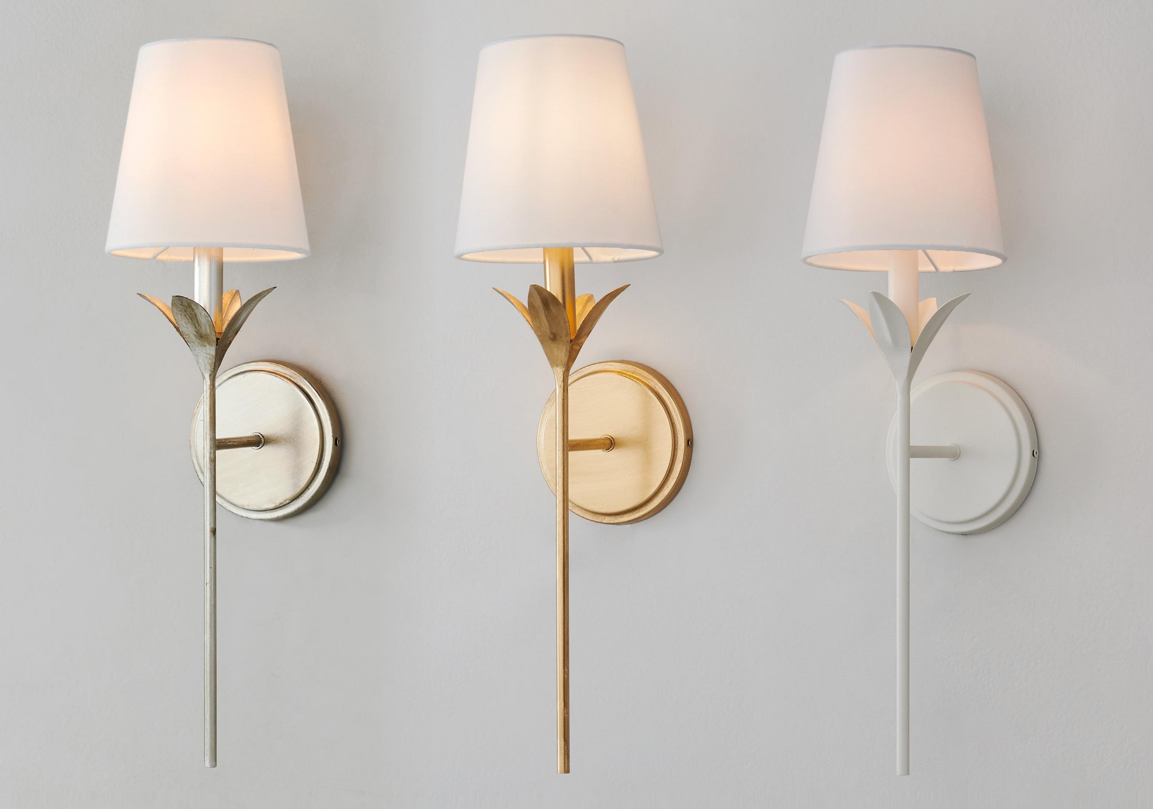 Olive Leaf Stem Sconce