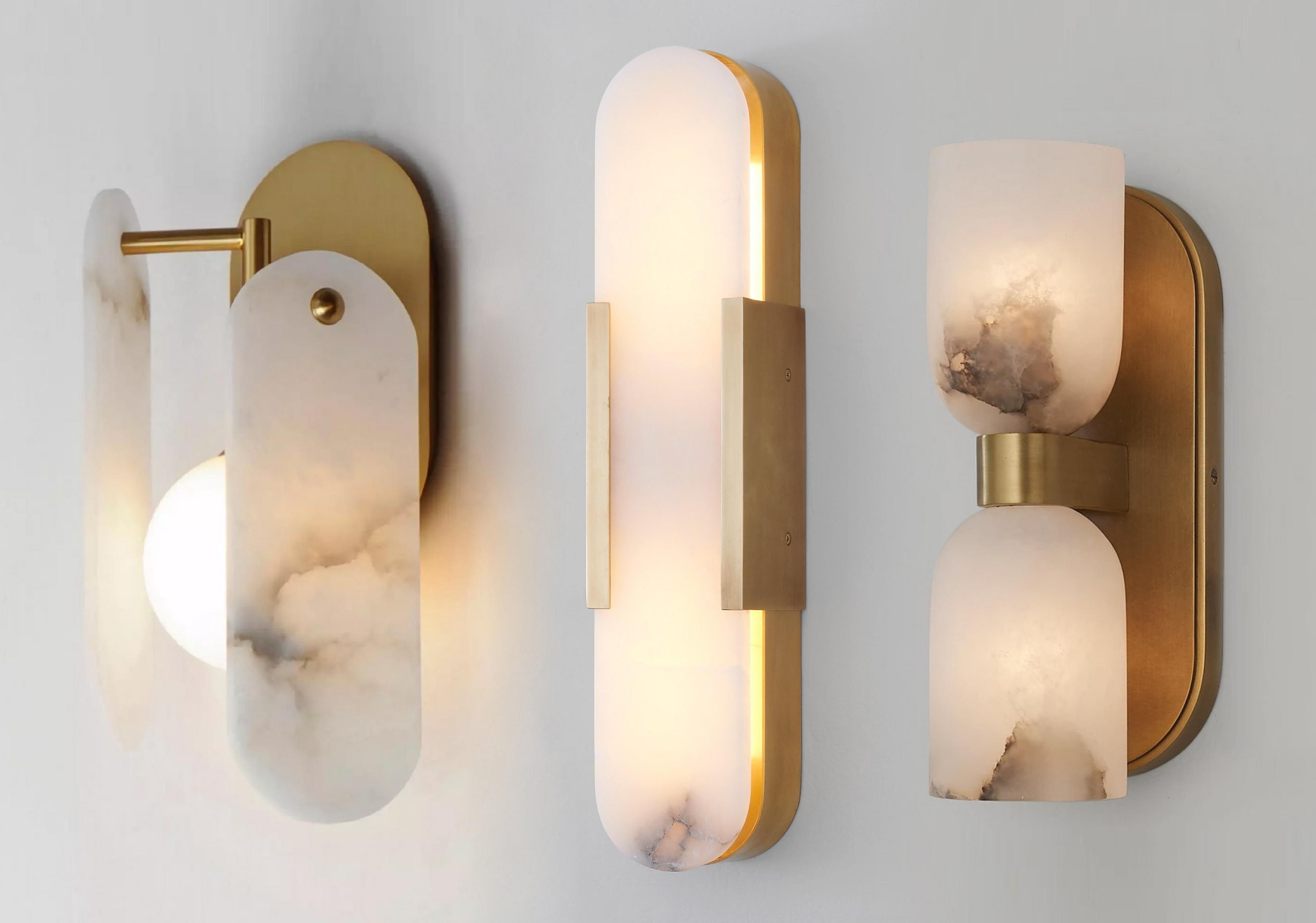 Alabaster Sconces