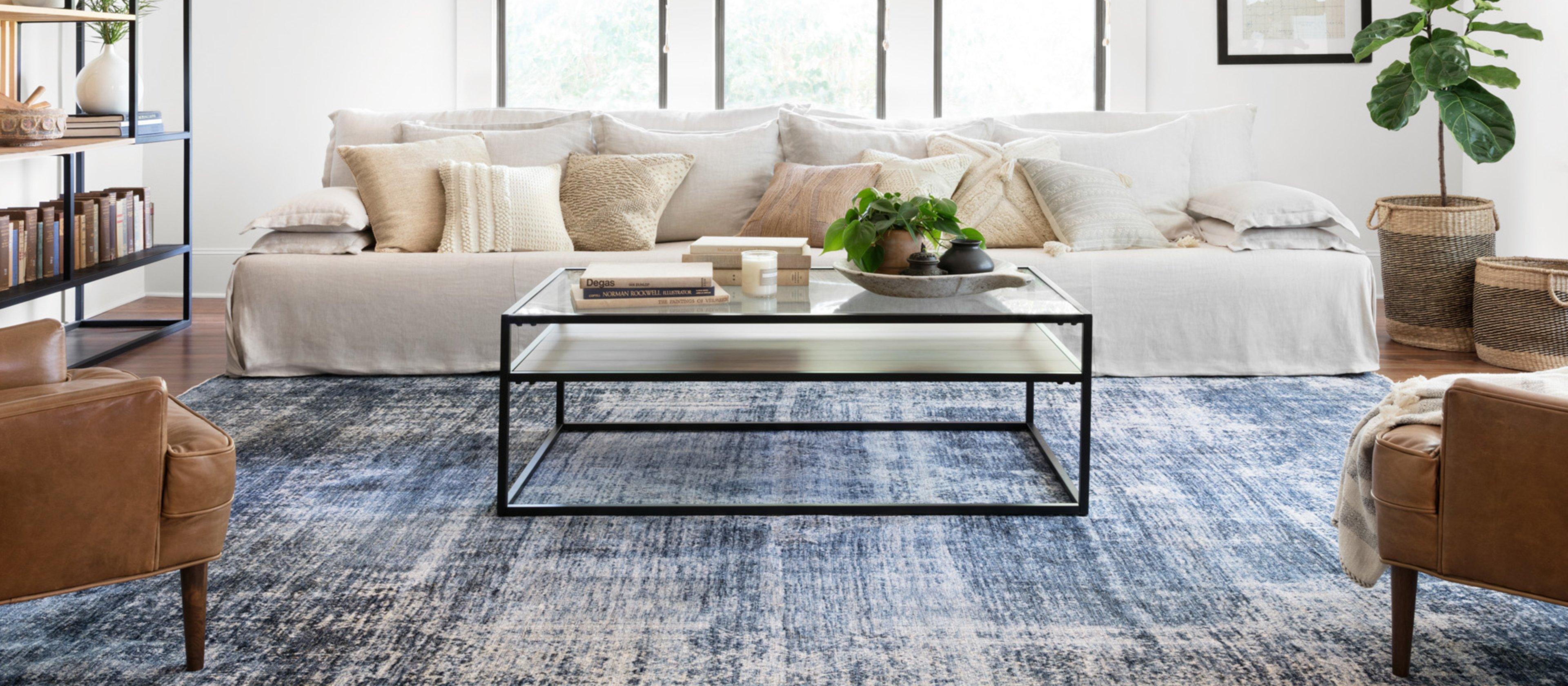 Denim Magnolia Home Kennedy Rug - Striation