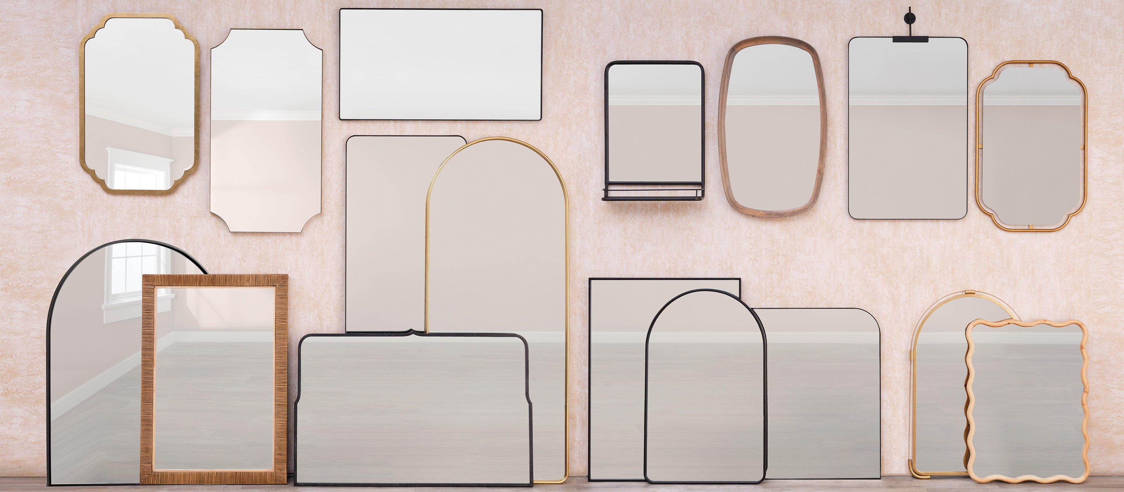 Collection of Mirrors on wall