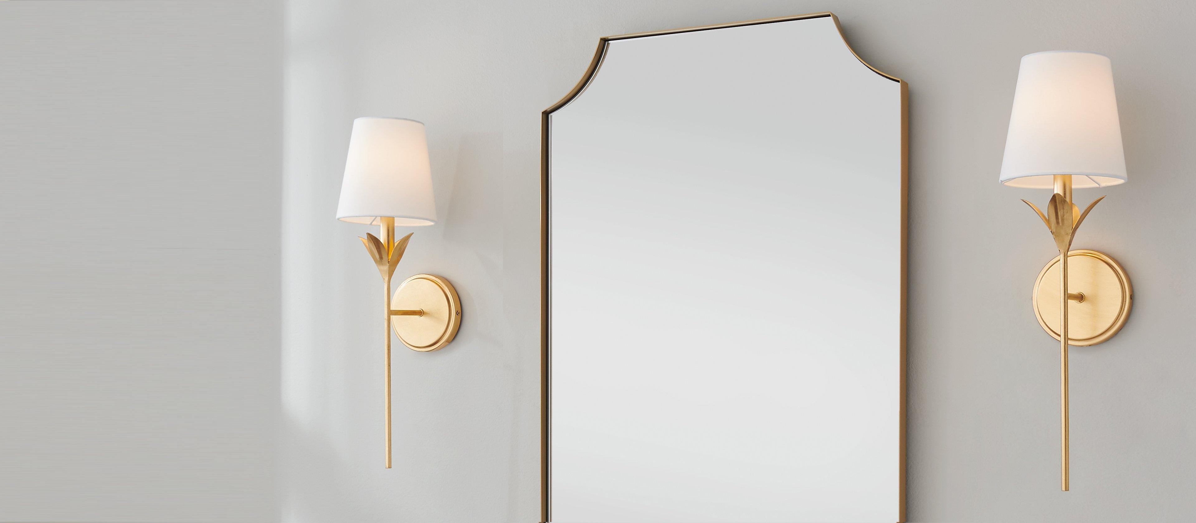 Olive Leaf Stem Sconces