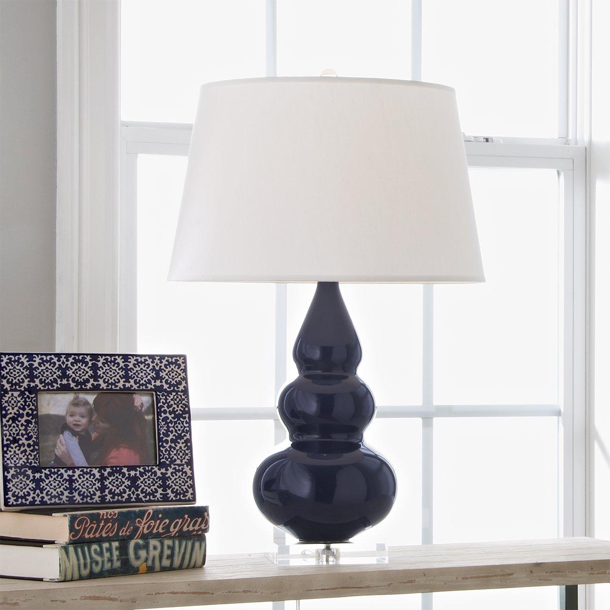 Sassy Ceramic Table Lamp - Lucite Base | Shades of Light