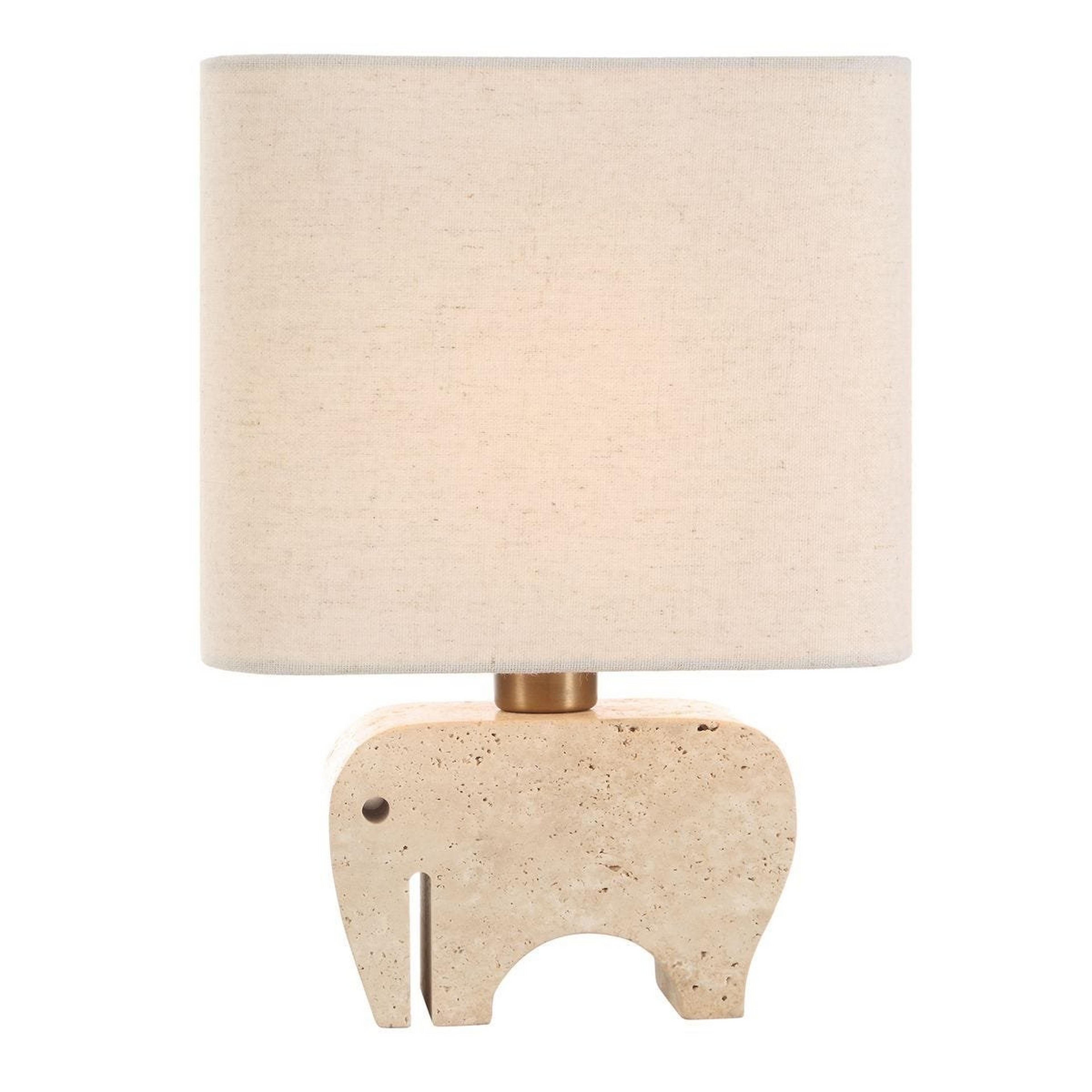 A Horton Table Lamp with Beige color