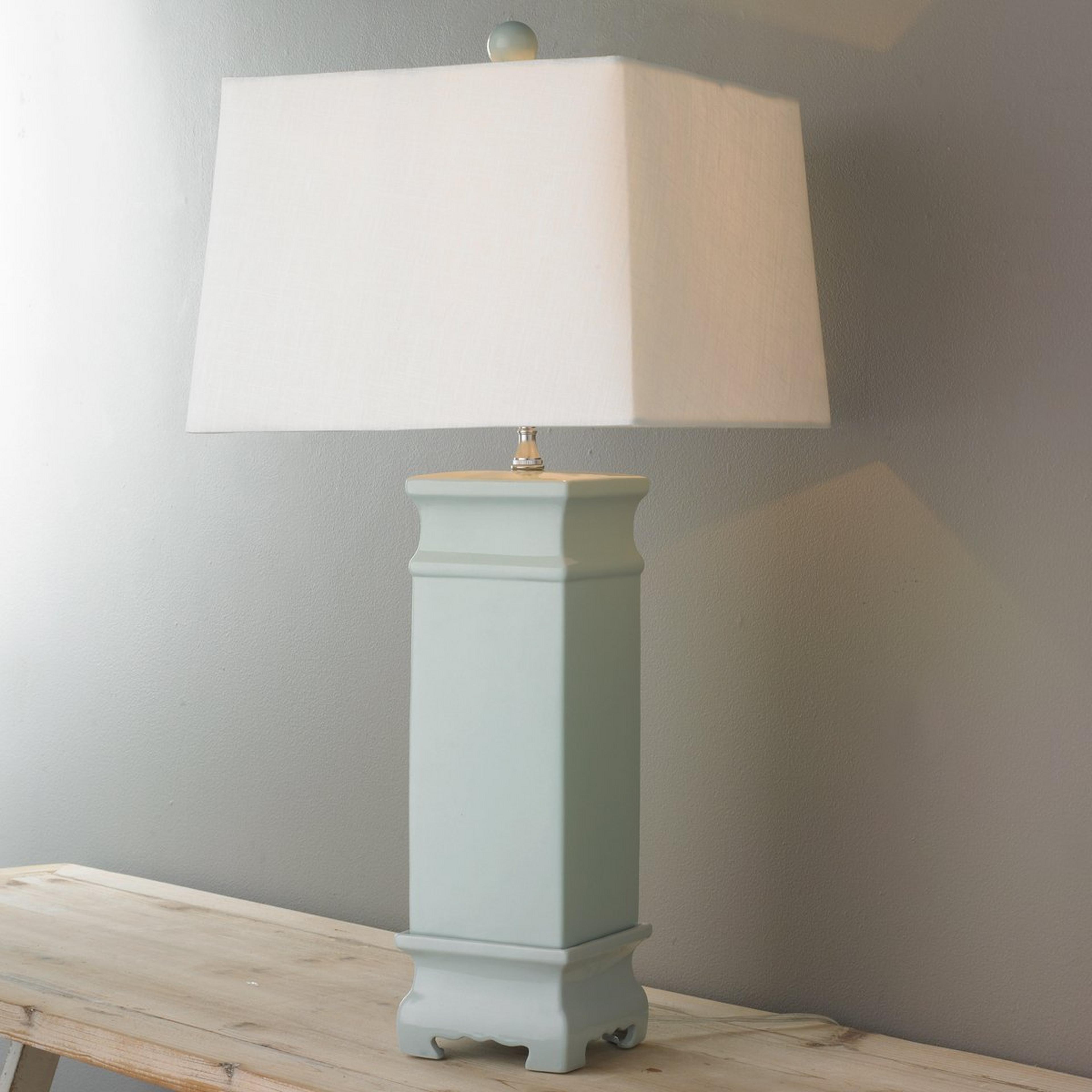 Contemporary Eastern Square Jar Table Lamp