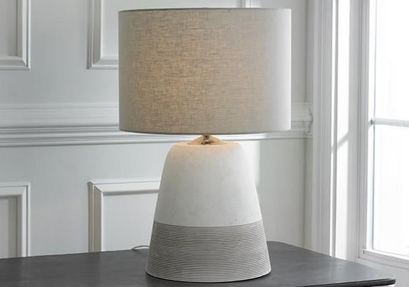 Shop Modern Brass Table Lamp W/ Large Rectangular Crystal