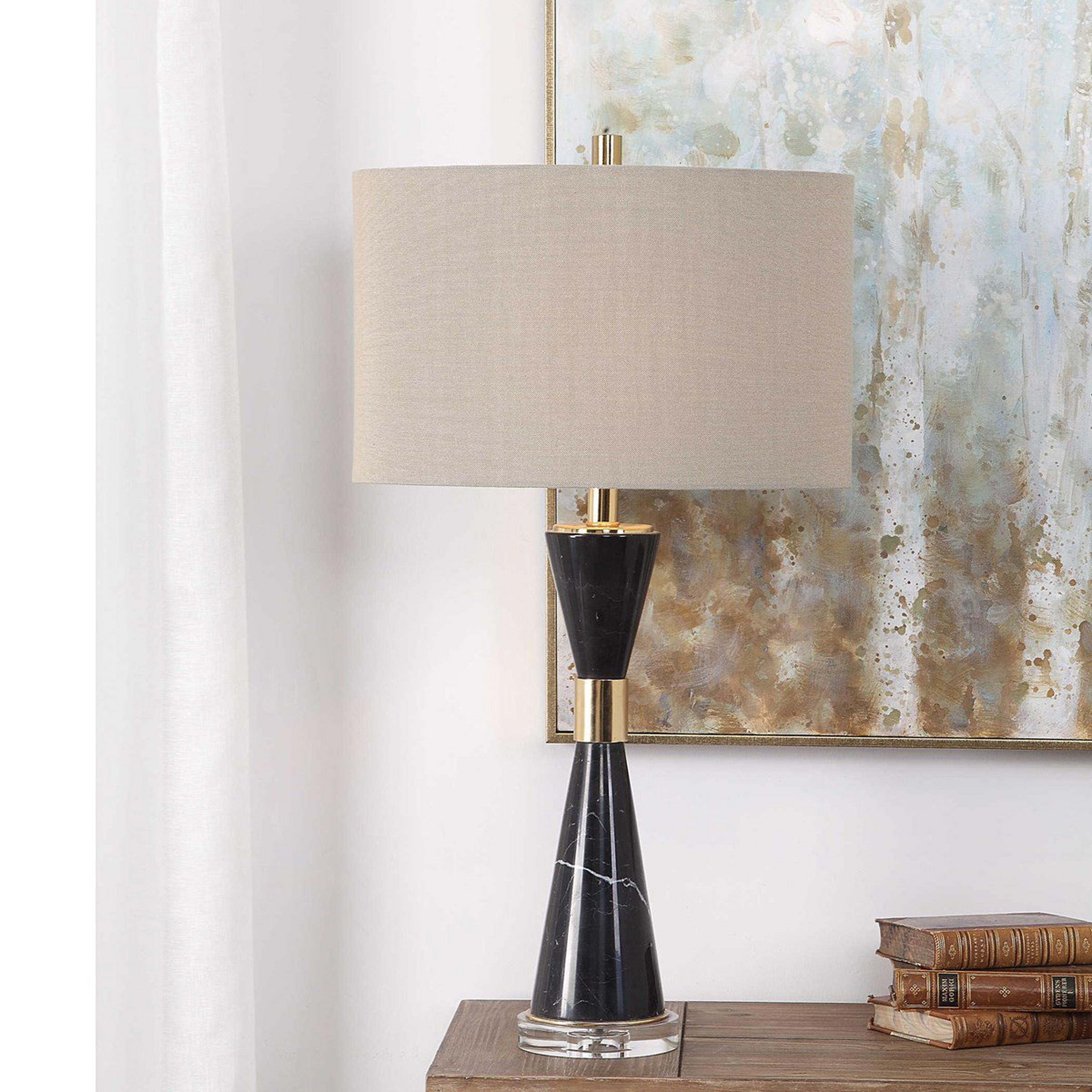 Marble Corset Table Lamp
