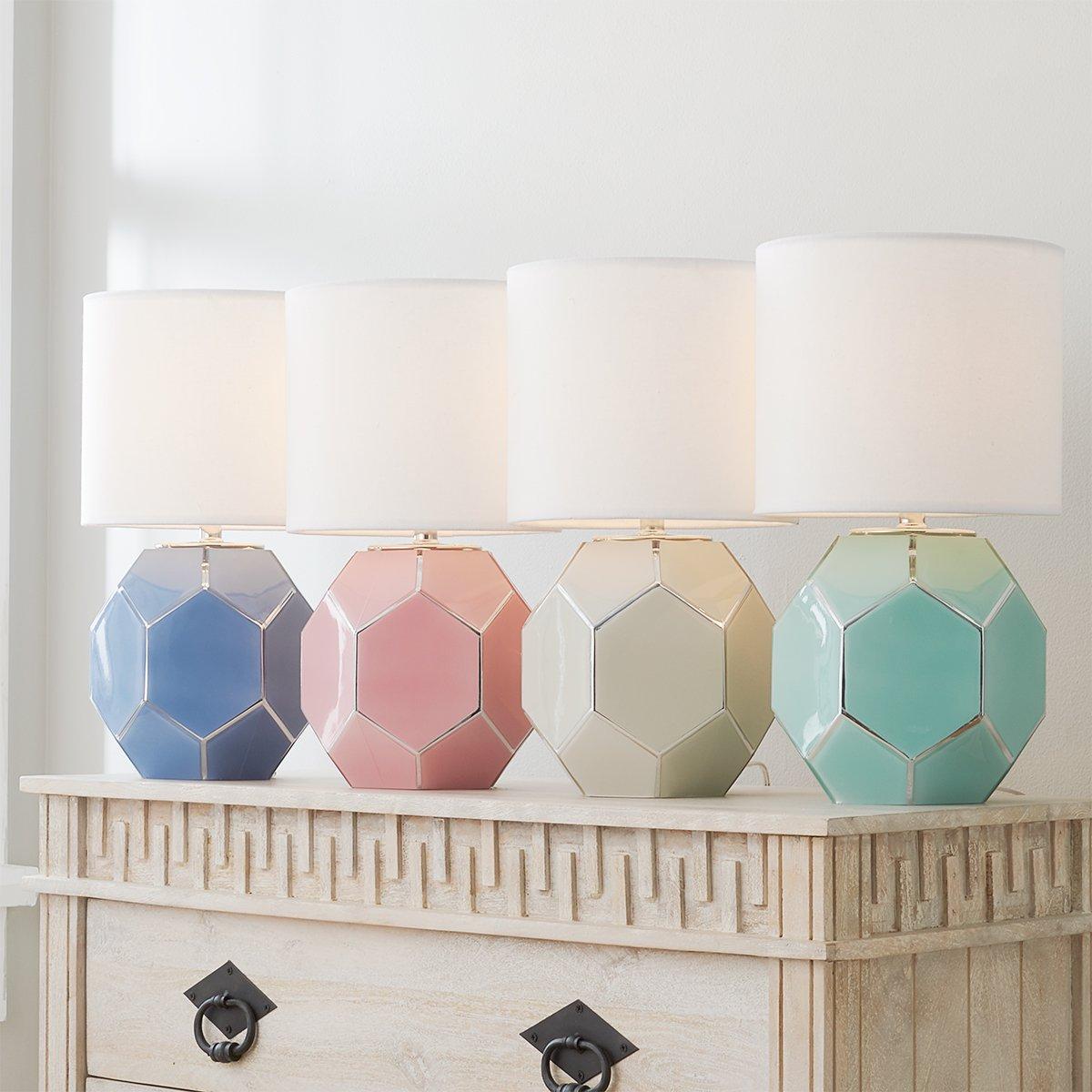 Young House Love Hexagon Glass Table Lamp | Shades of Light