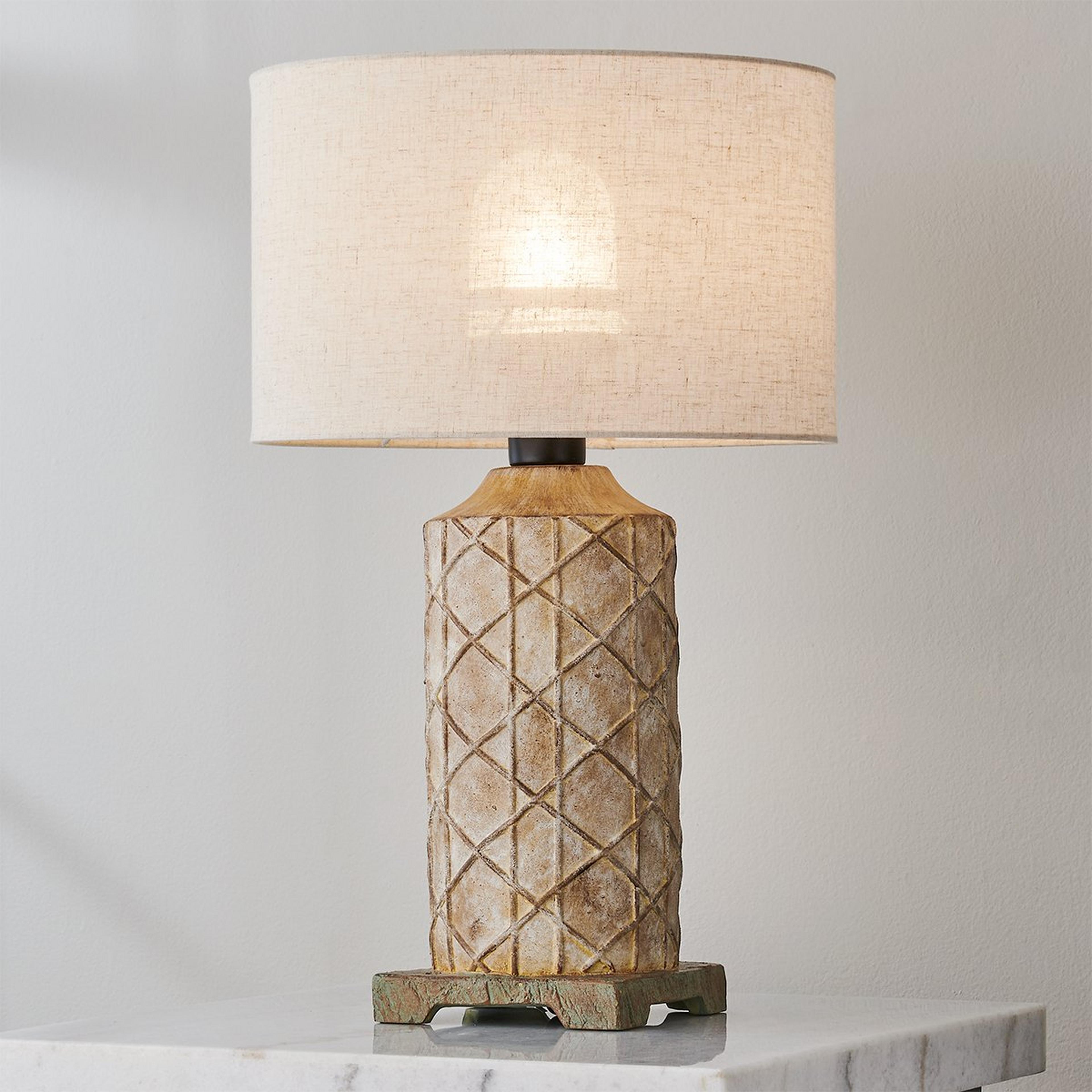 Garden Lattice Outdoor Table Lamp