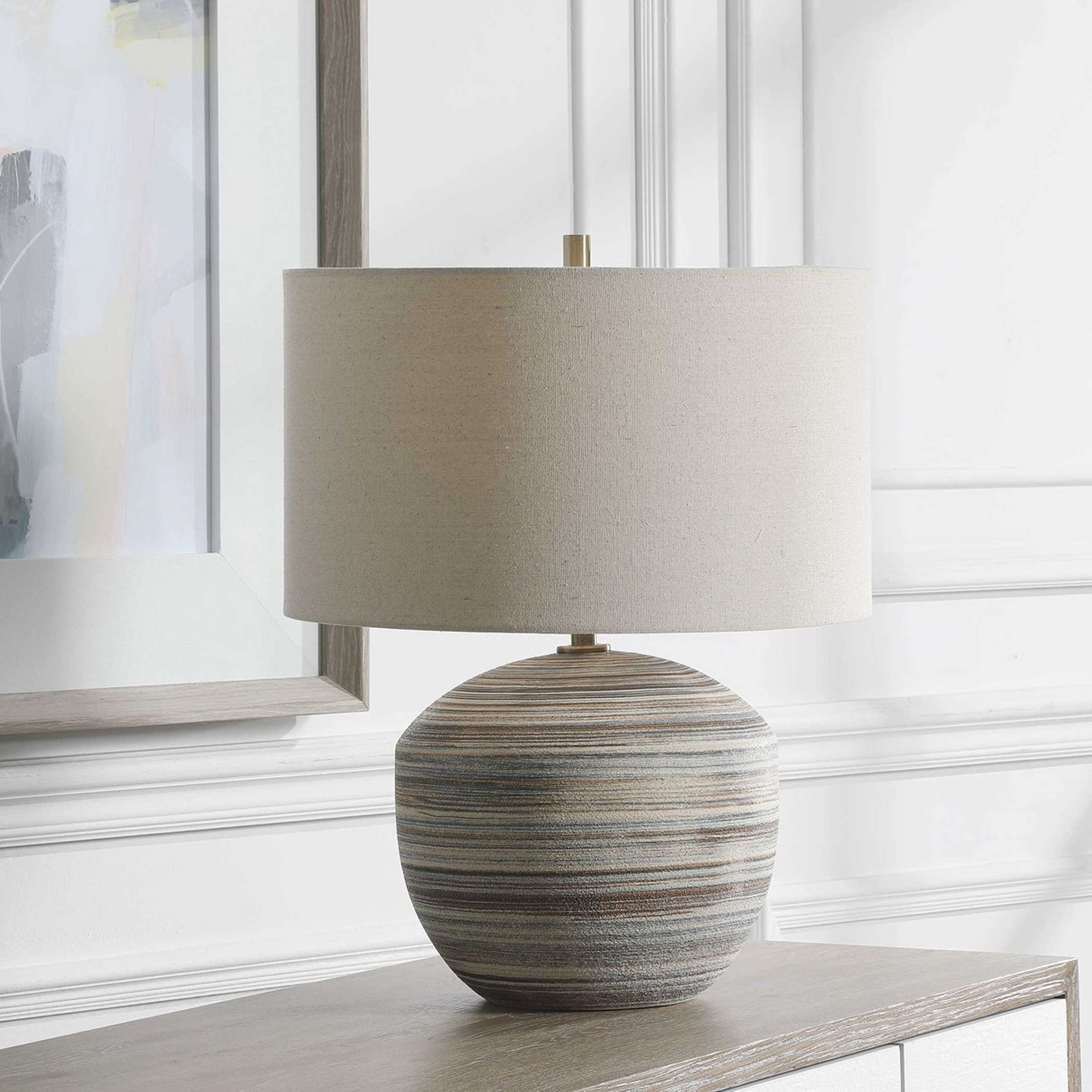 A Bluestone Table Lamp with Multi-Color / Neutrals color