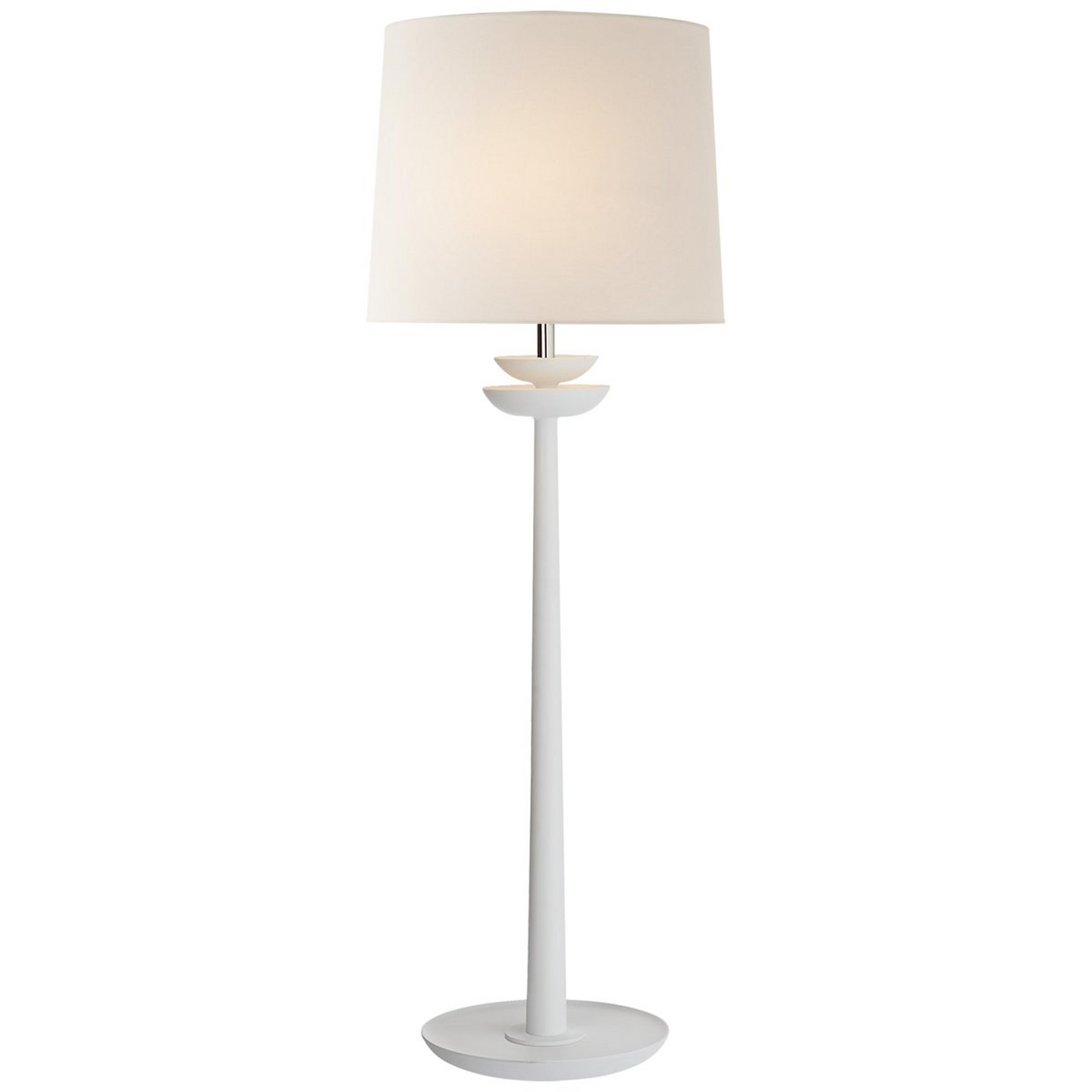 A Astrid Buffet Lamp with Matte White color