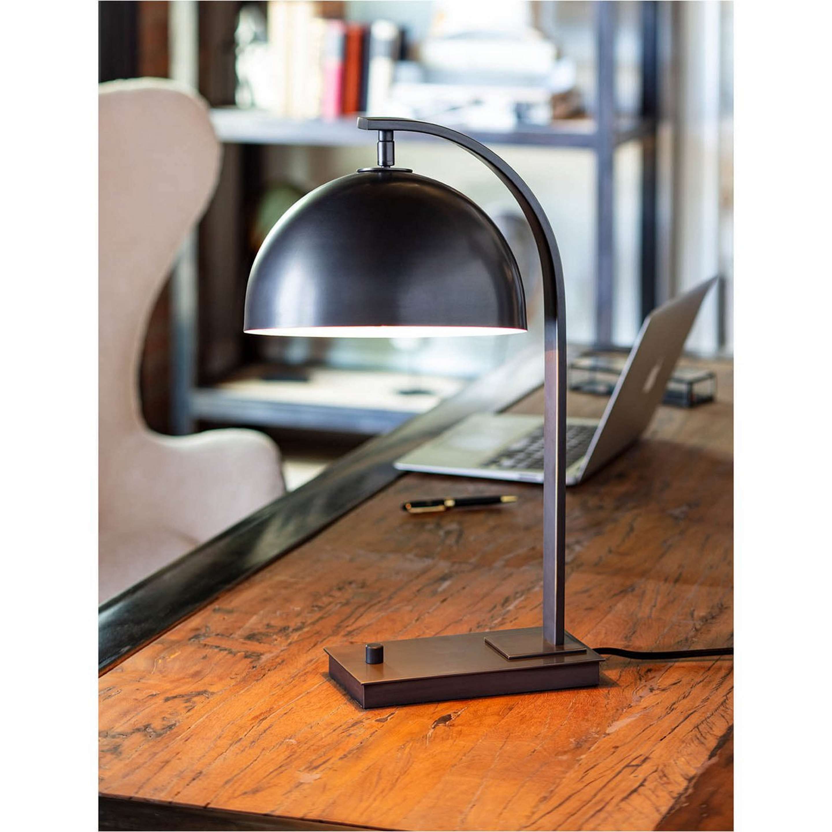 A Arnold Table Lamp with Oil Rubbed Bronze color