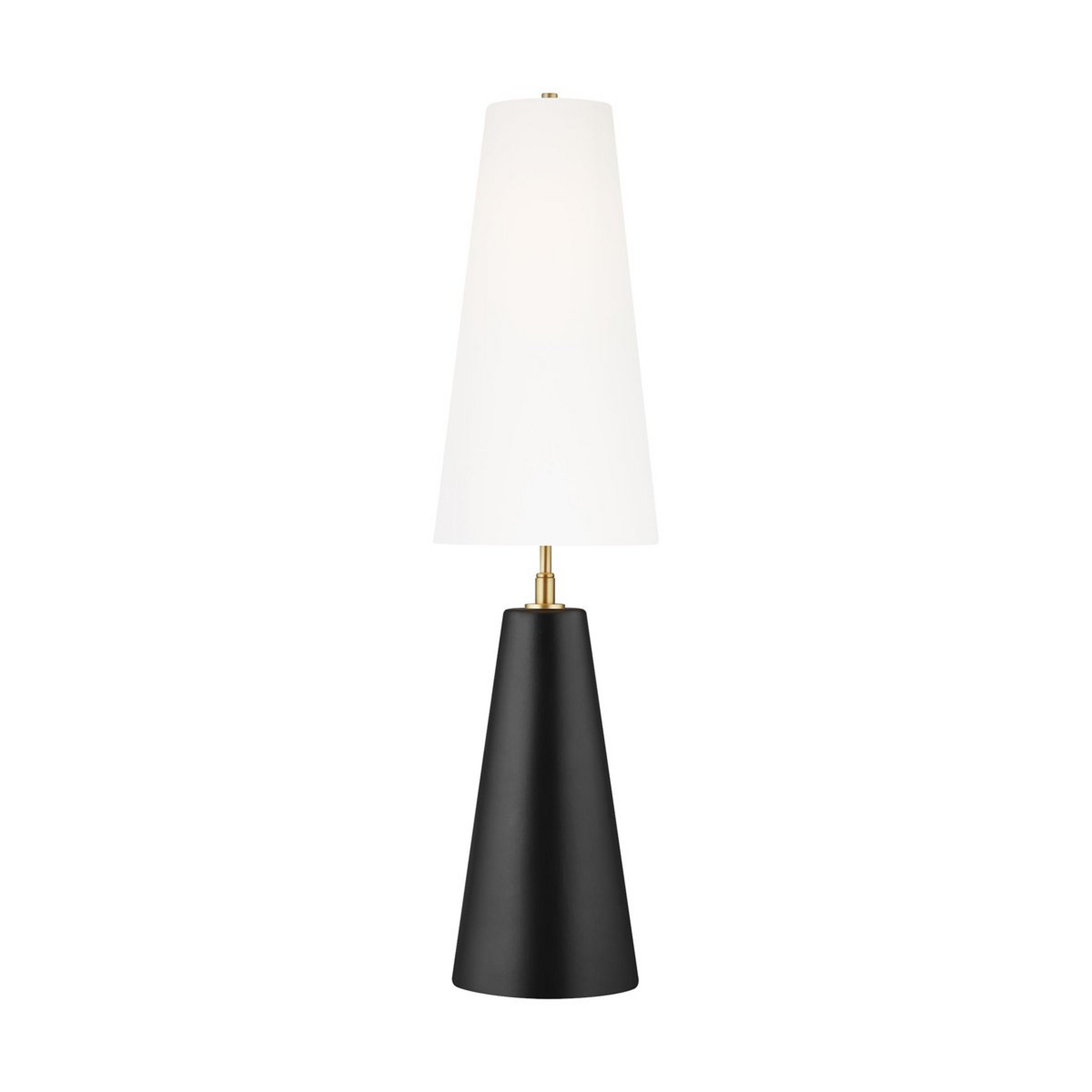 A Canelia Table Lamp with Black / Brass color