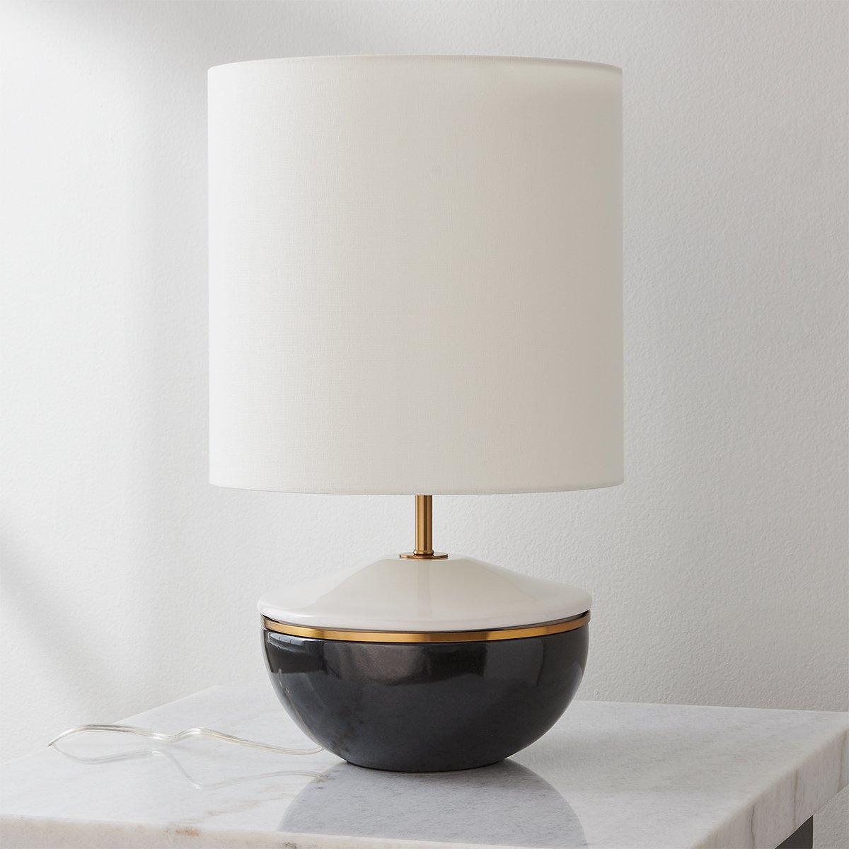 Kate spade fashion black and white lamp