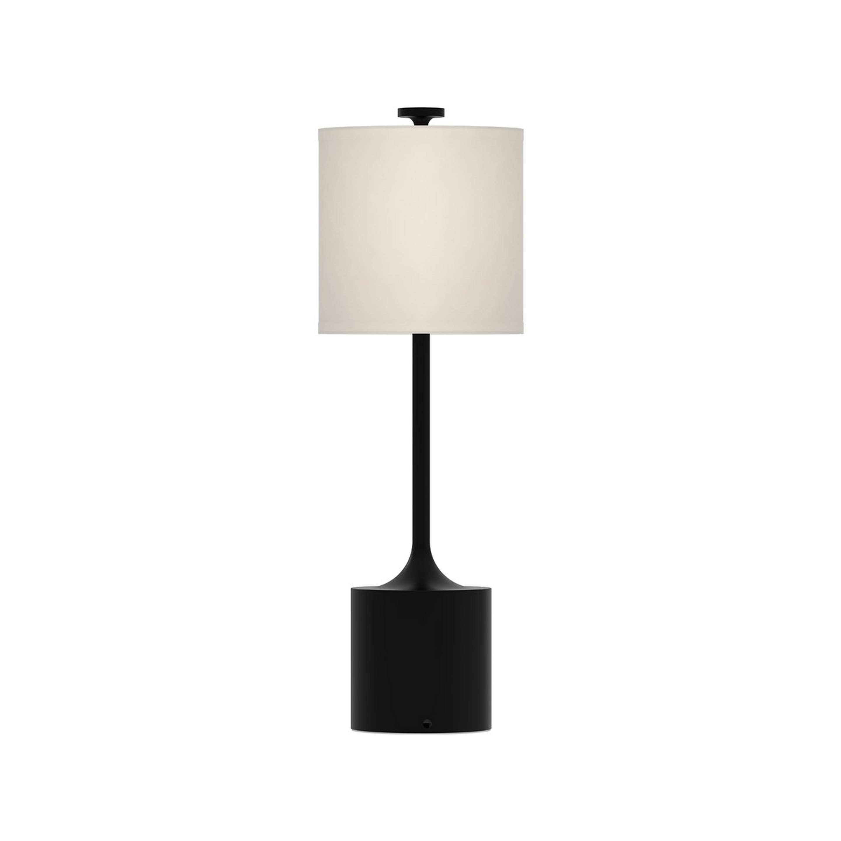A Katya Table Lamp with Matte Black color