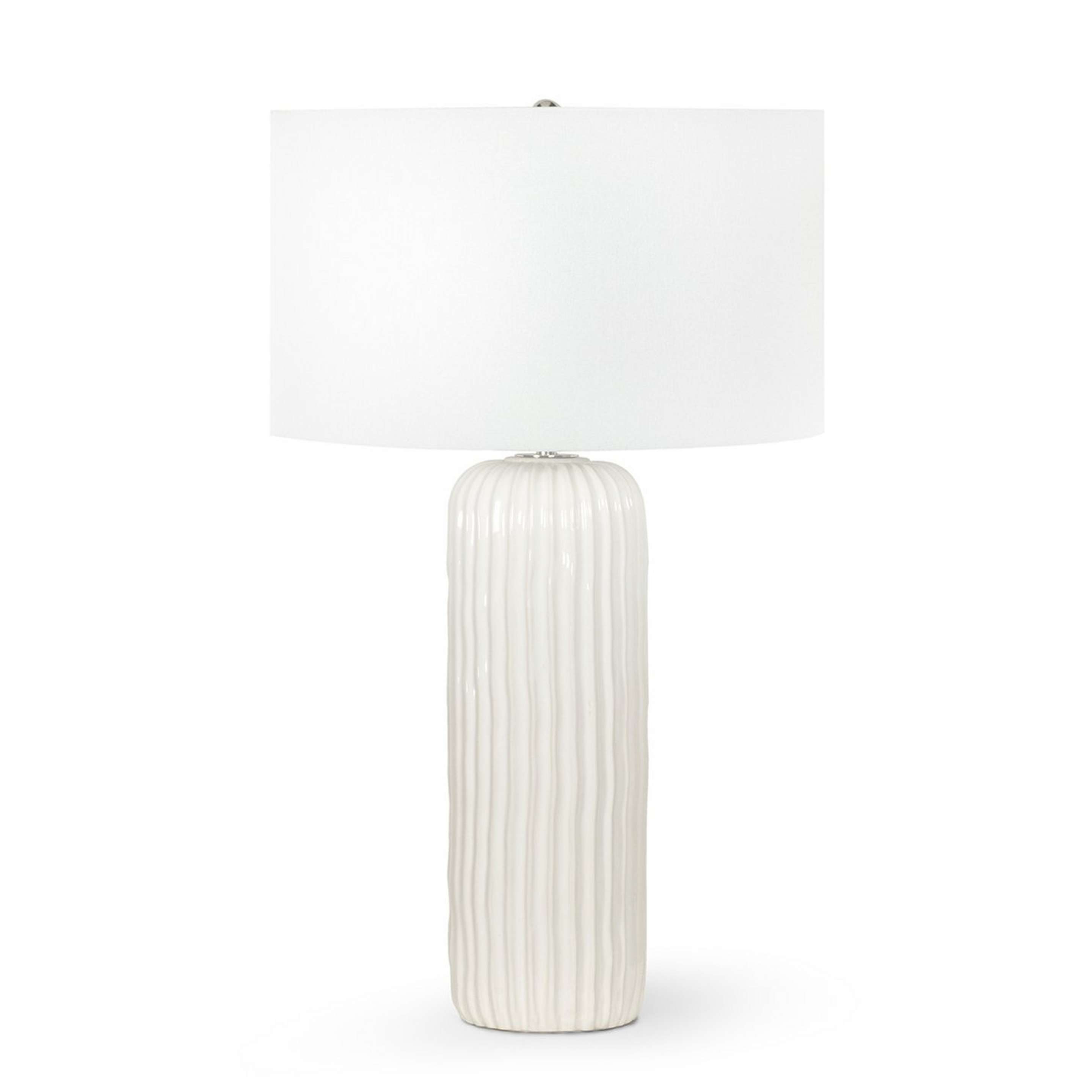 A Destin Table Lamp with White color