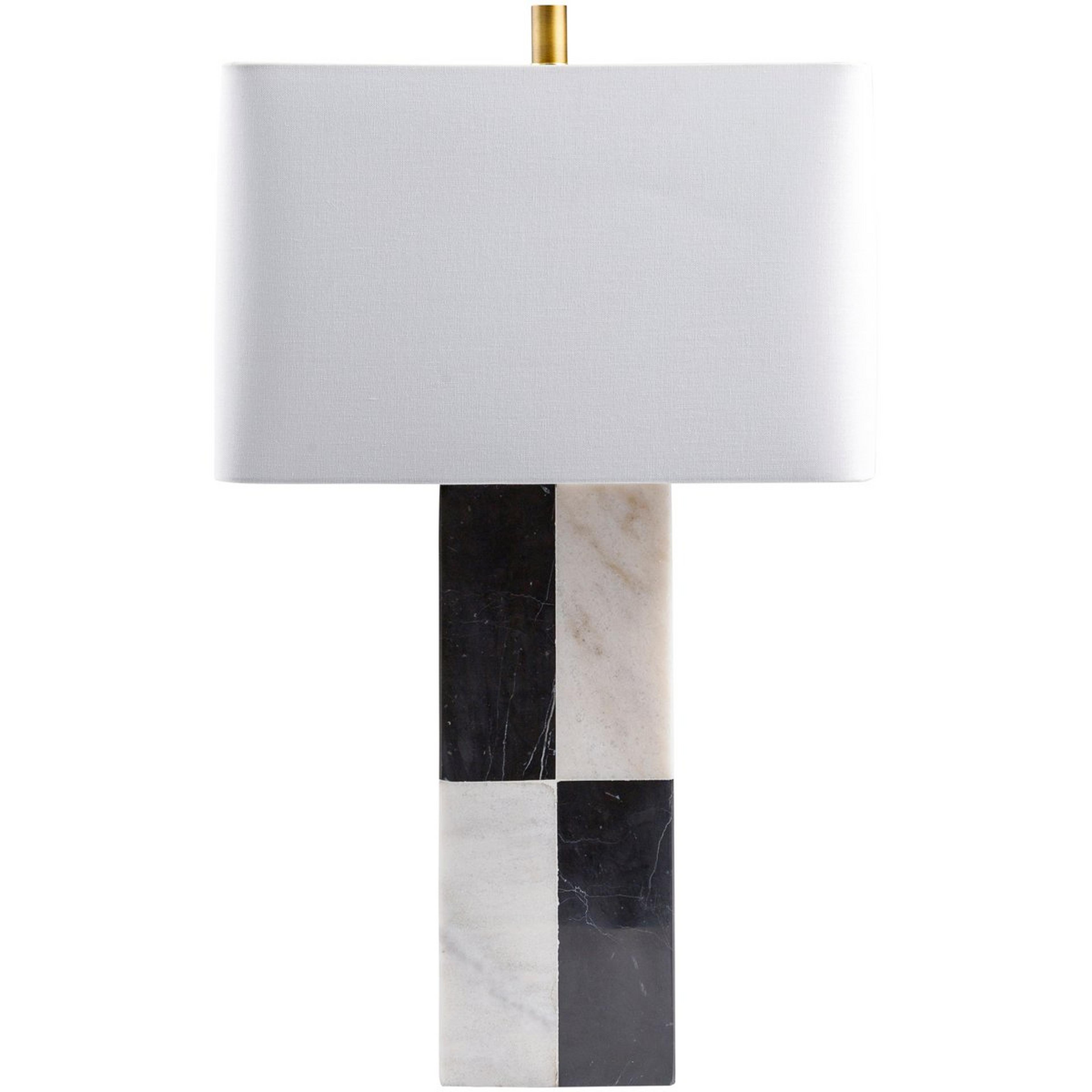 A Ruy Table Lamp with Black / Gray / Brass / White color