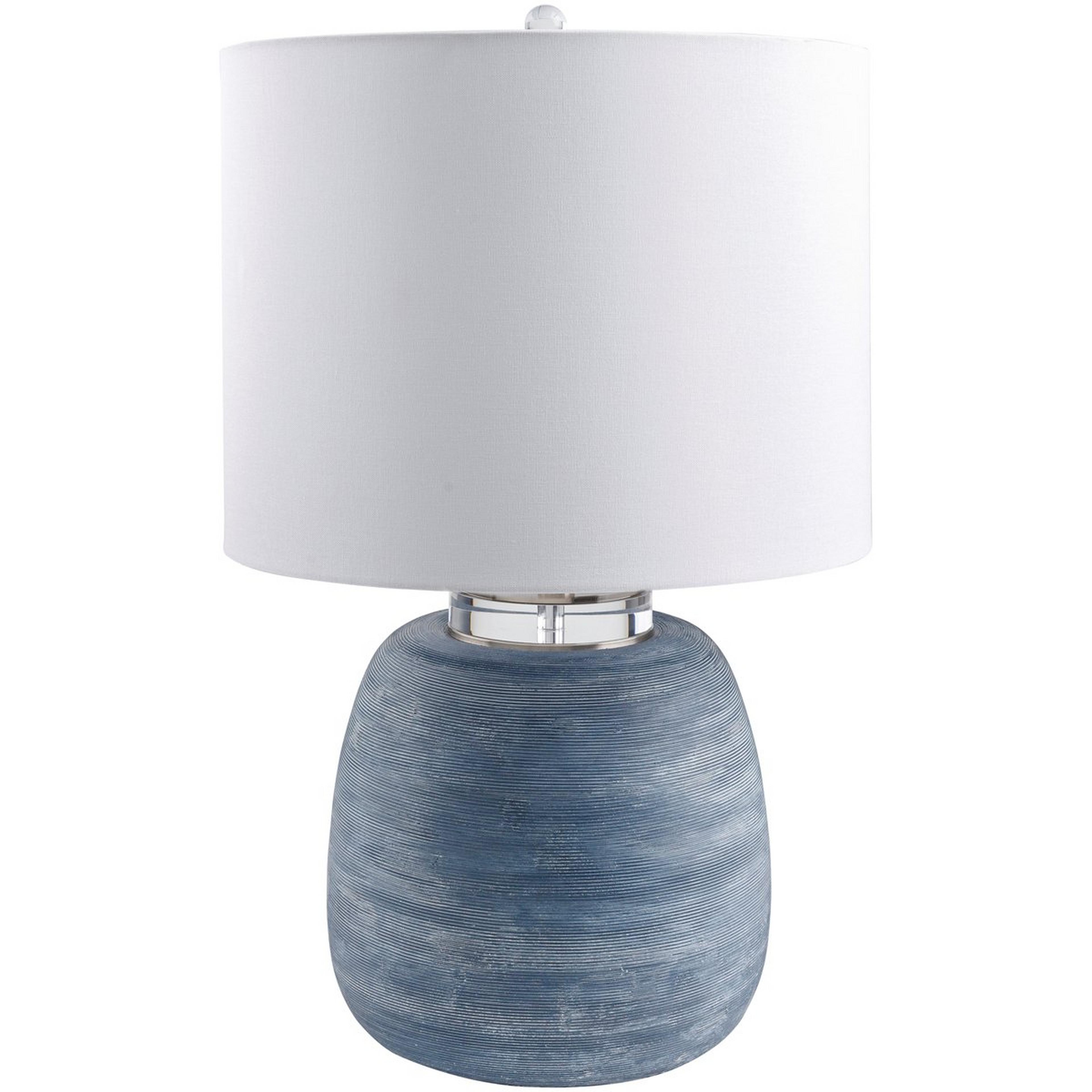 A Waveform Table Lamp - Cylinder with undefined color