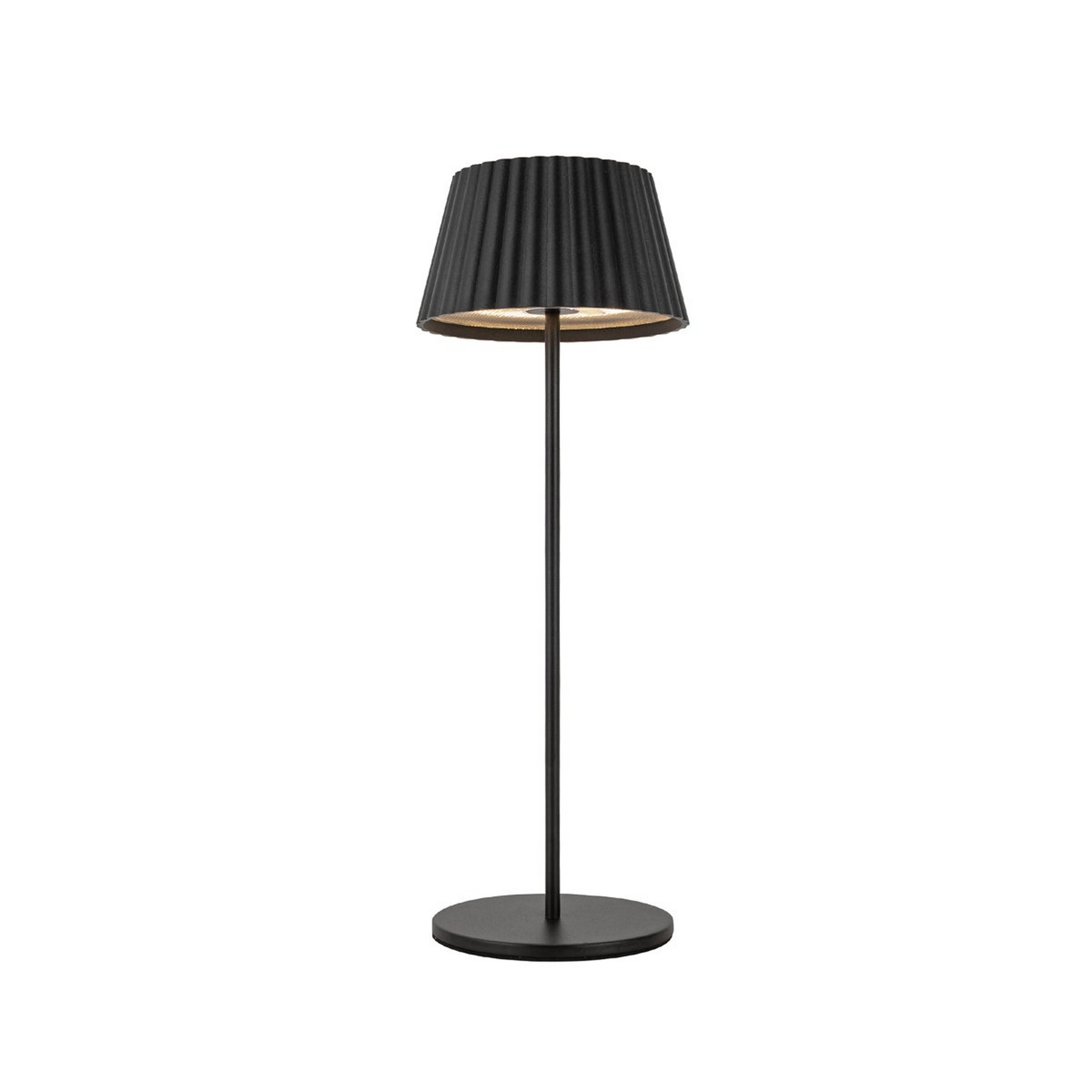 A Rhys Cordless LED Table Lamp with Black / Frosted Acrylic color