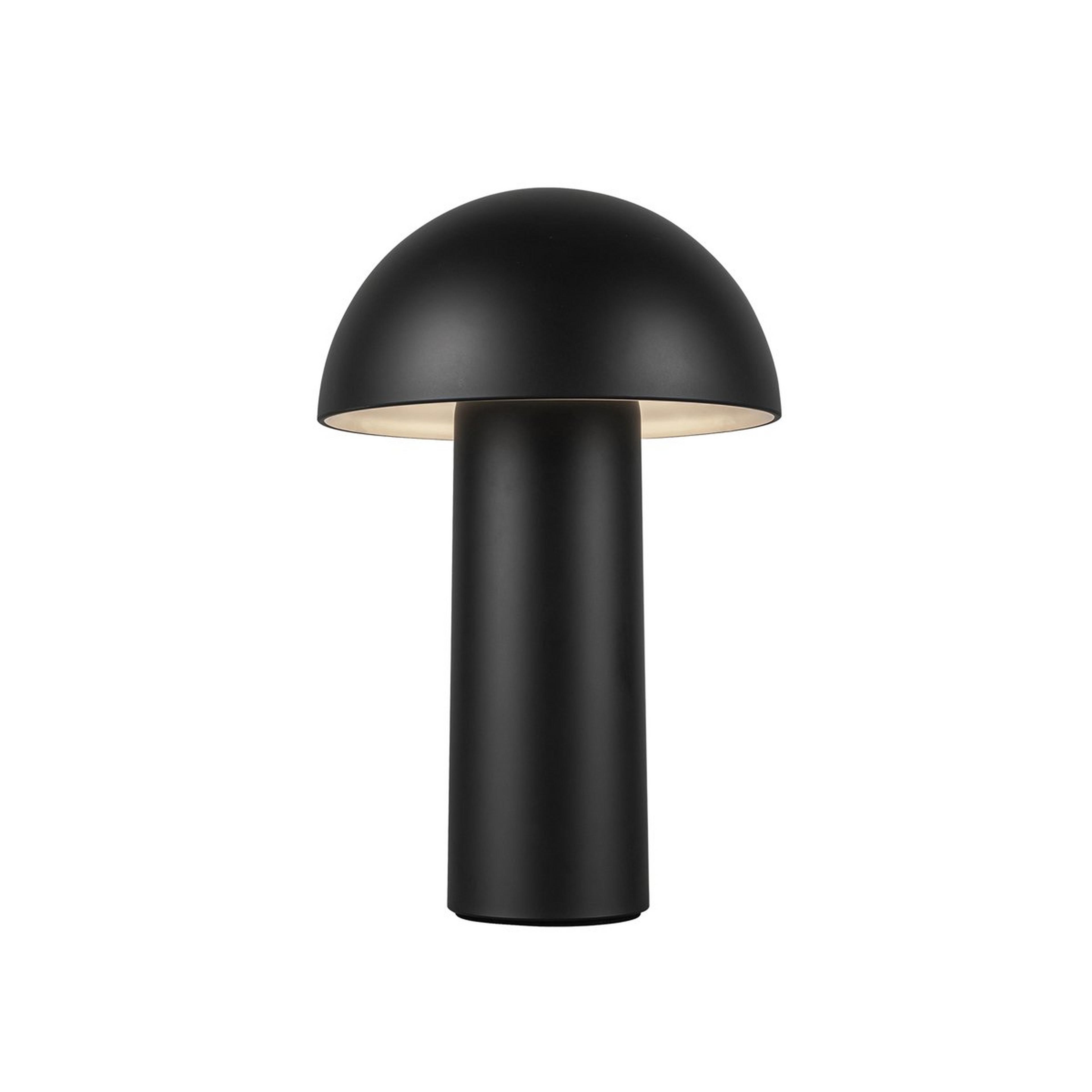 A Lewellen Cordless LED Table Lamp with Black / Frosted Acrylic color
