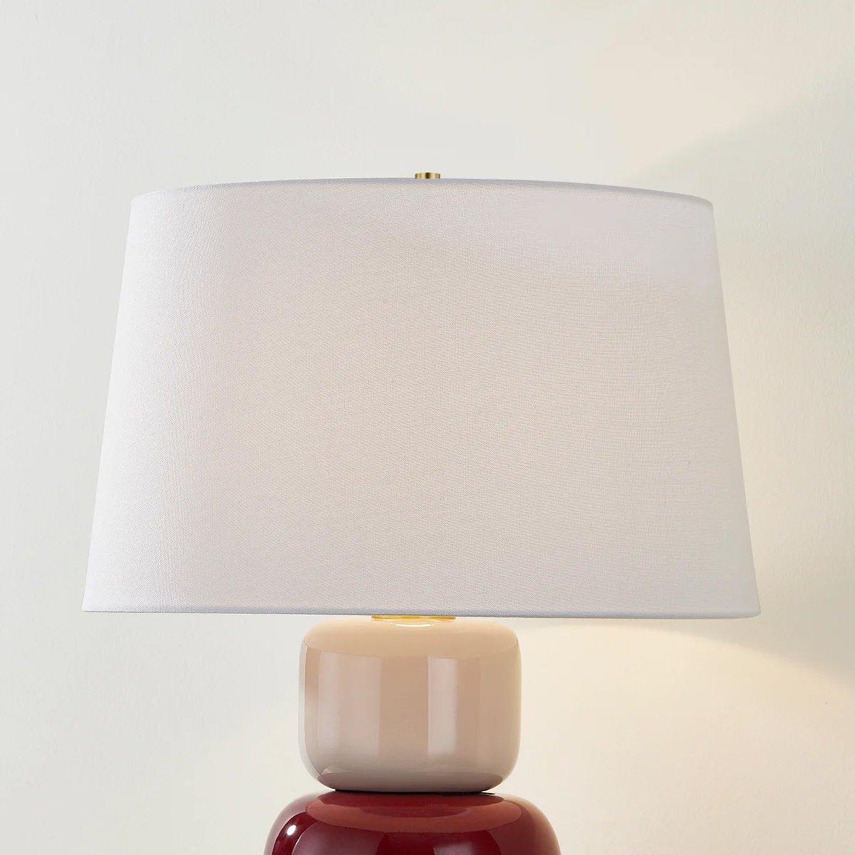 Playfully Postmodern Ceramic Table Lamp | Unique Decor