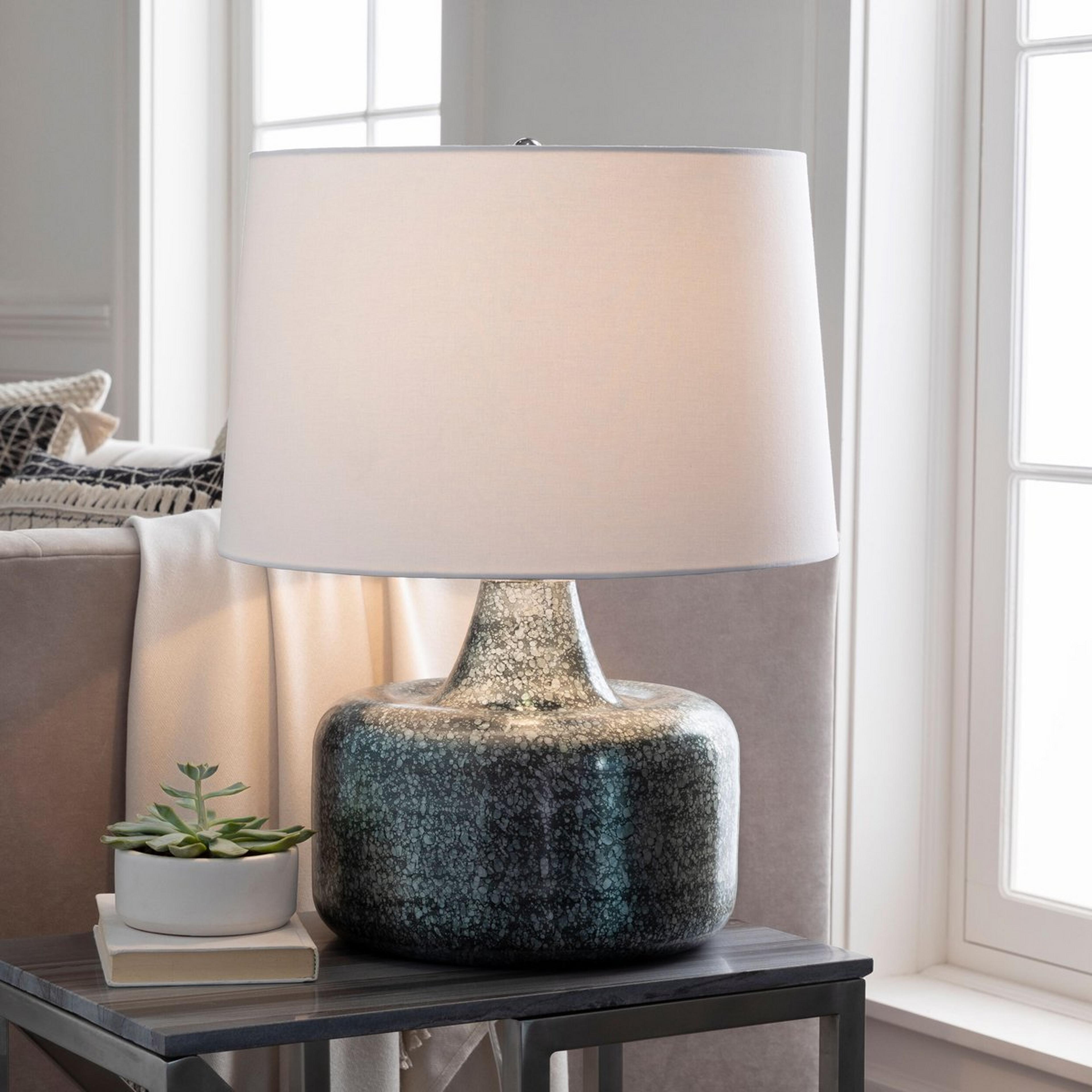A Mist Table Lamp with Antique Gray color
