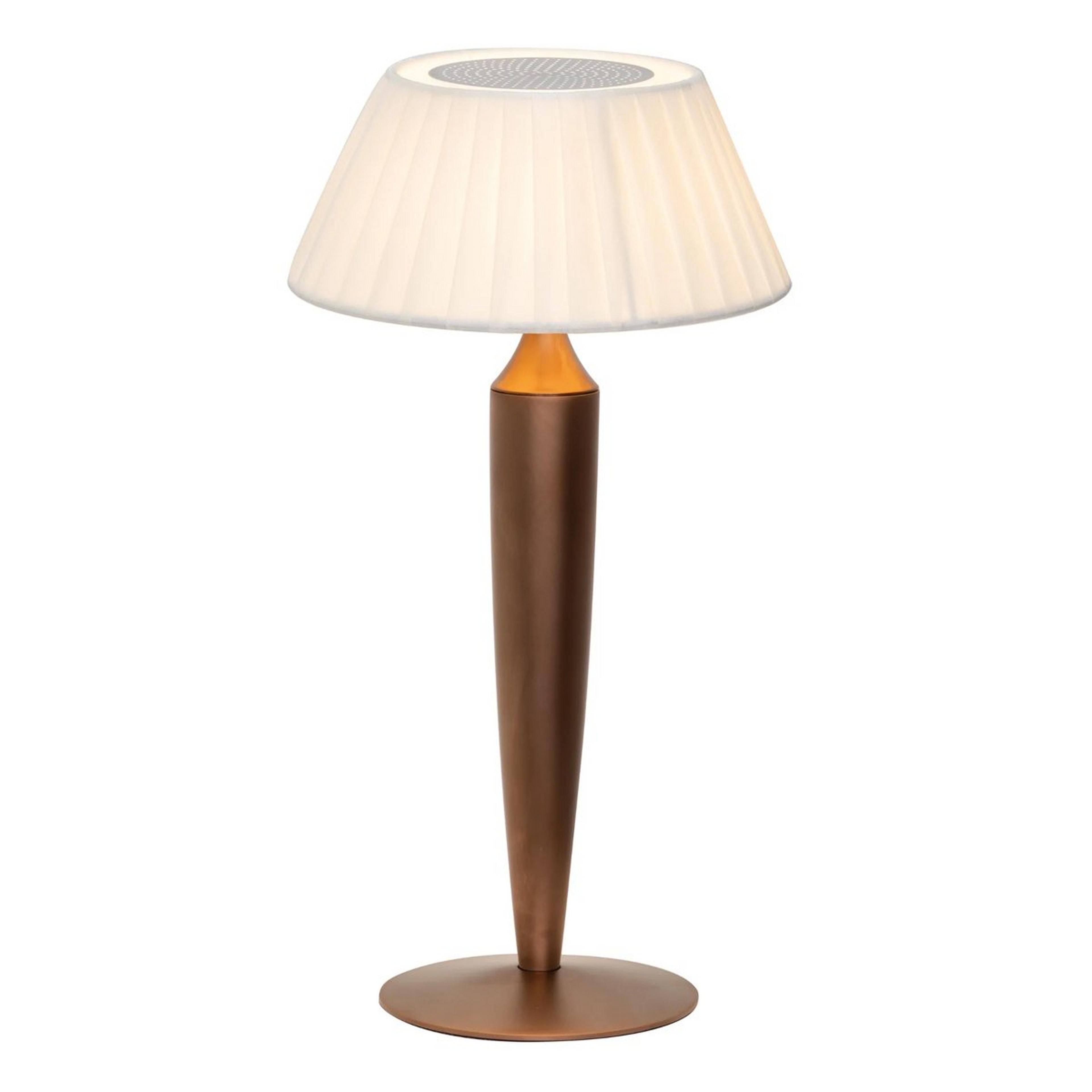 A Luminara Cordless Table Lamp with Bronze color